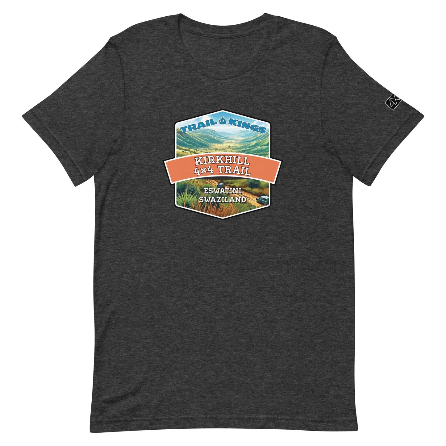 Trail Kings: Kirkhill 4×4 Trail - Unisex t-shirt in dark grey heather