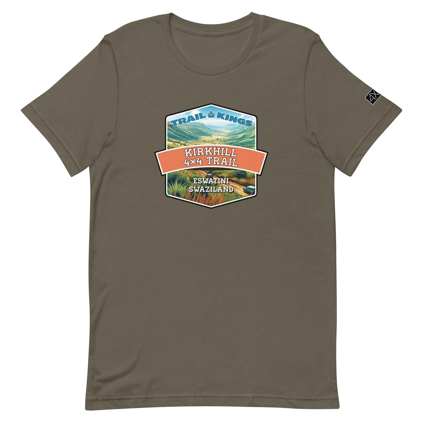 Trail Kings: Kirkhill 4×4 Trail - Unisex t-shirt in army