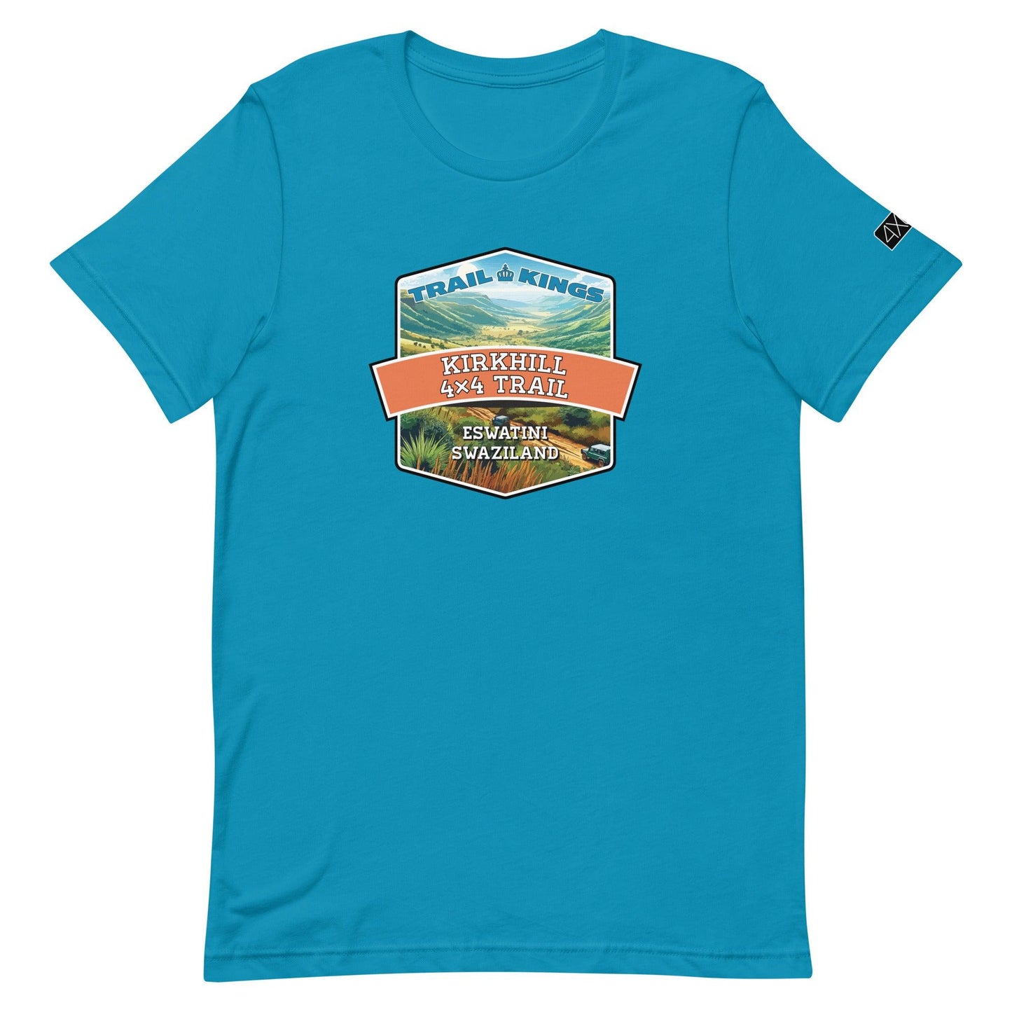 Trail Kings: Kirkhill 4×4 Trail - Unisex t-shirt in aqua