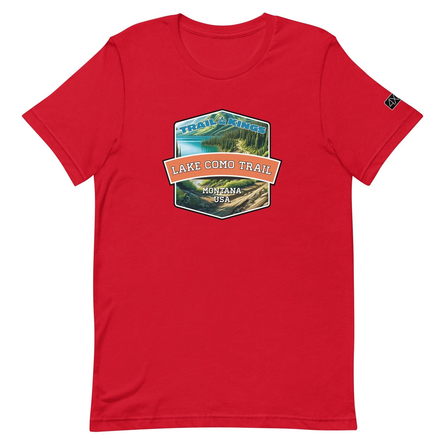 Trail Kings: Lake Como Trail - Unisex t-shirt in red