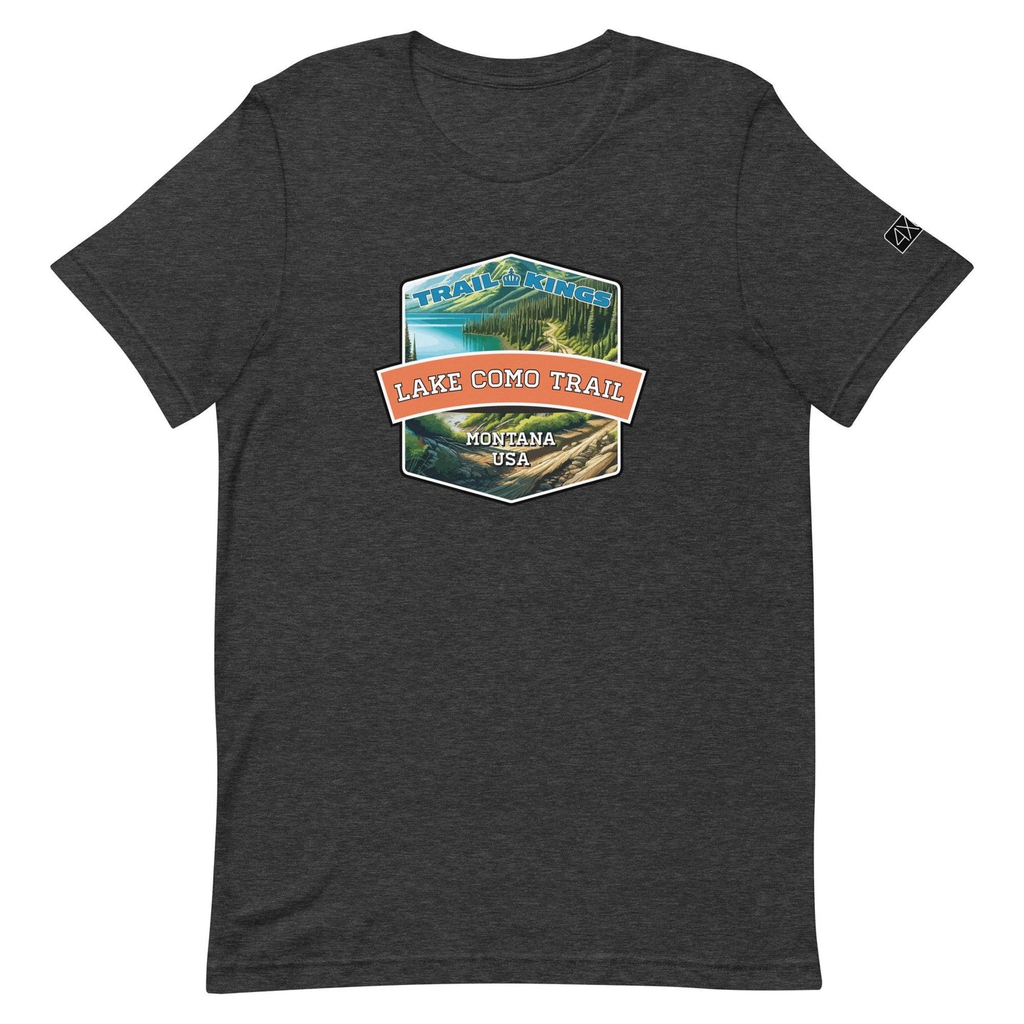 Trail Kings: Lake Como Trail - Unisex t-shirt in dark grey heather