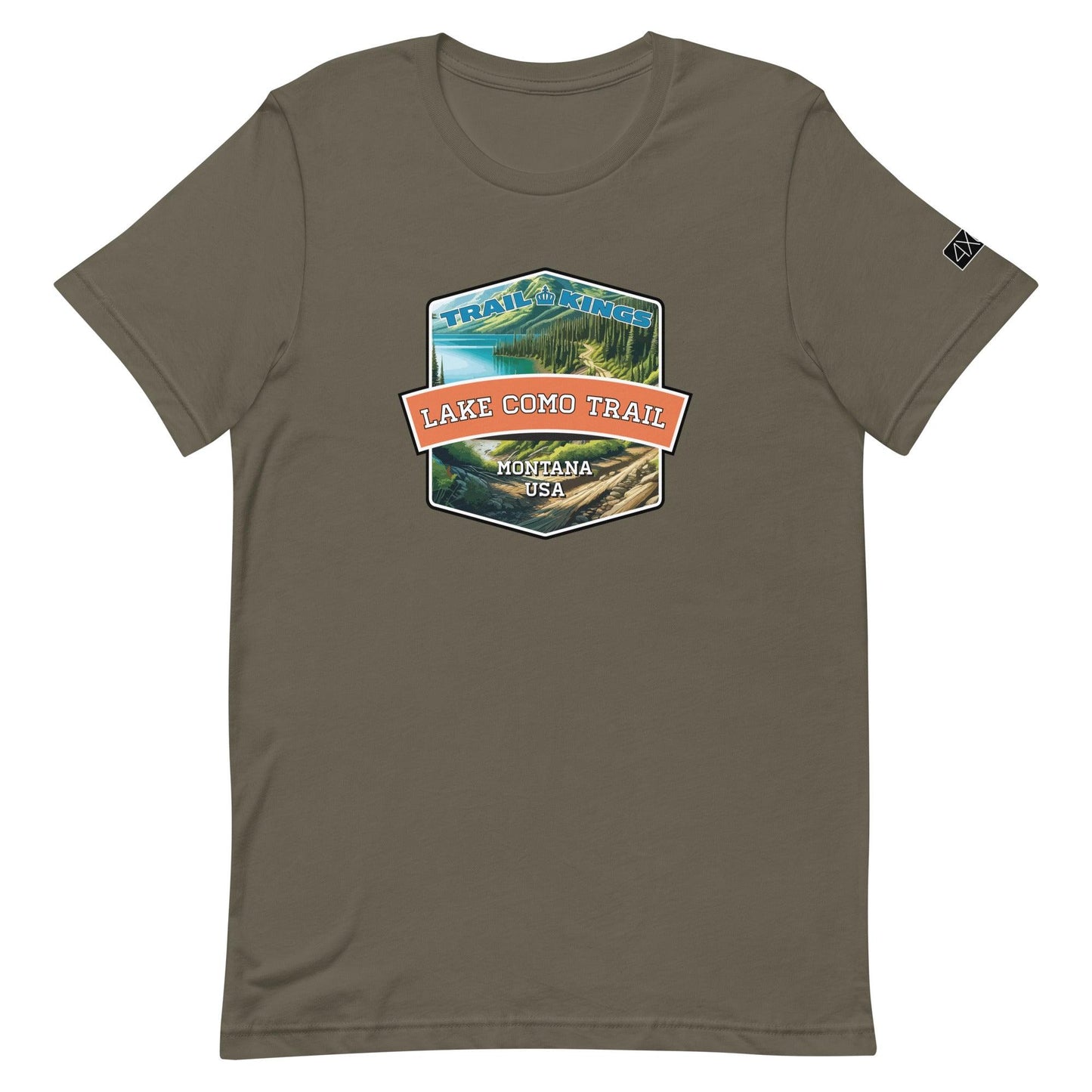 Trail Kings: Lake Como Trail - Unisex t-shirt in army