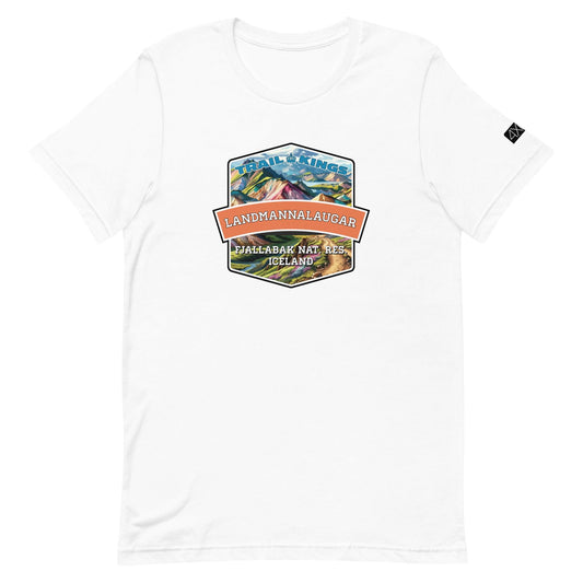 Trail Kings: Landmannalaugar - Unisex t-shirt in white