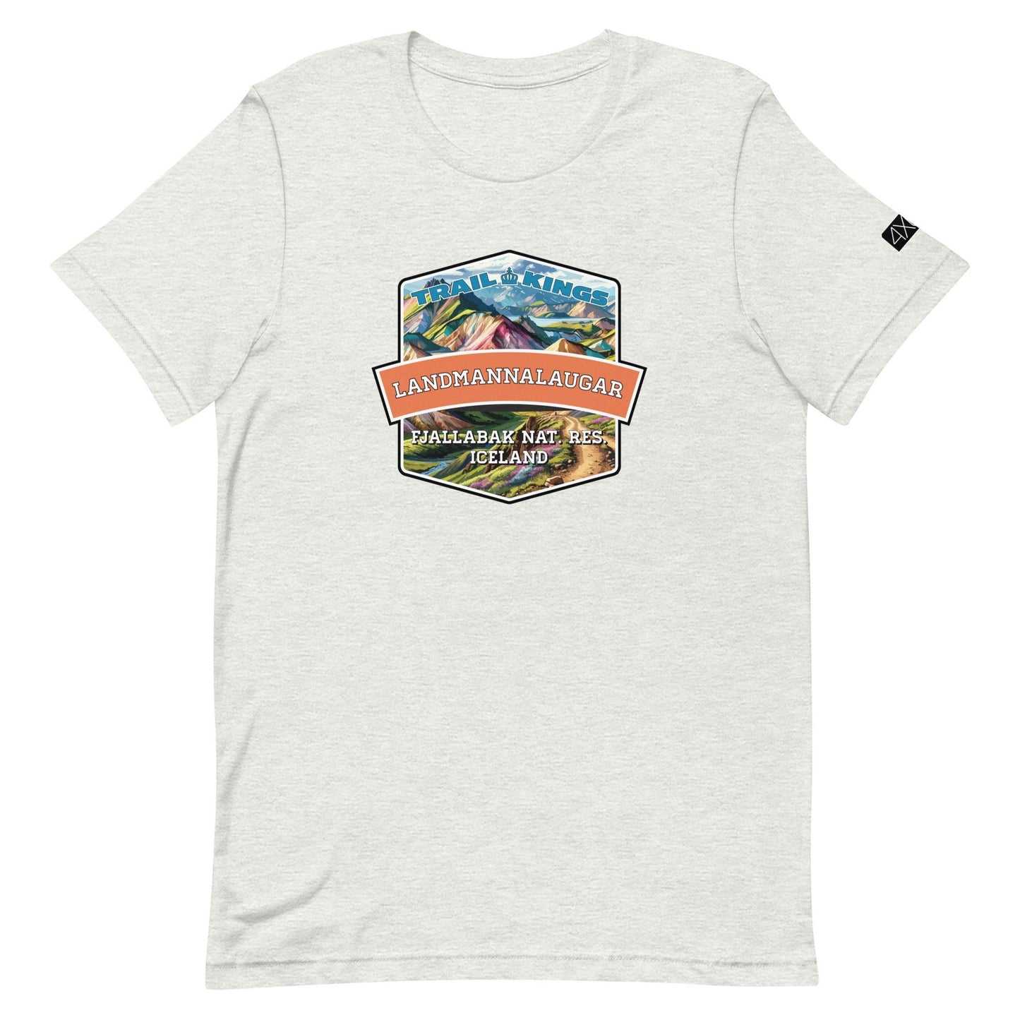 Trail Kings: Landmannalaugar - Unisex t-shirt in ash