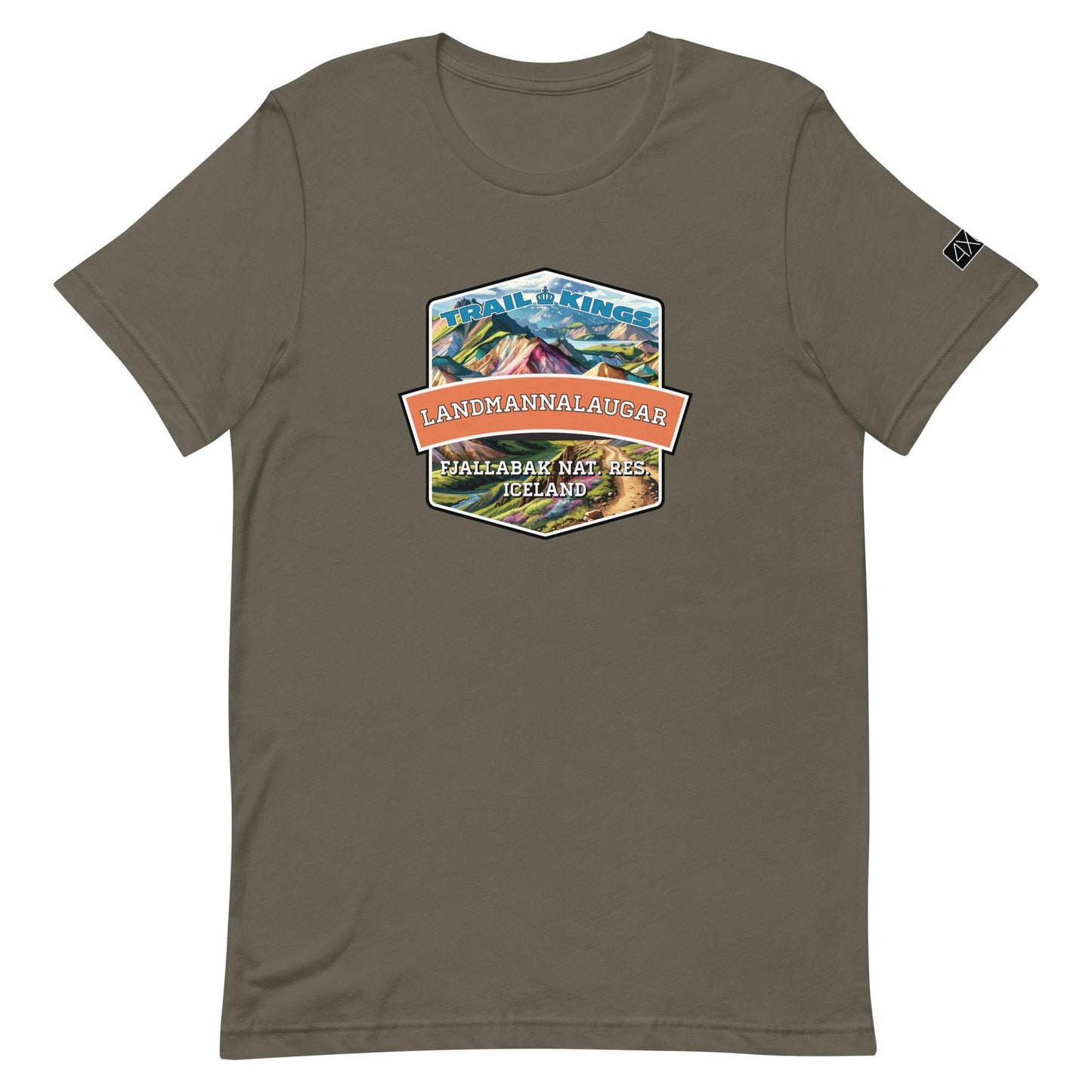 Trail Kings: Landmannalaugar - Unisex t-shirt in army