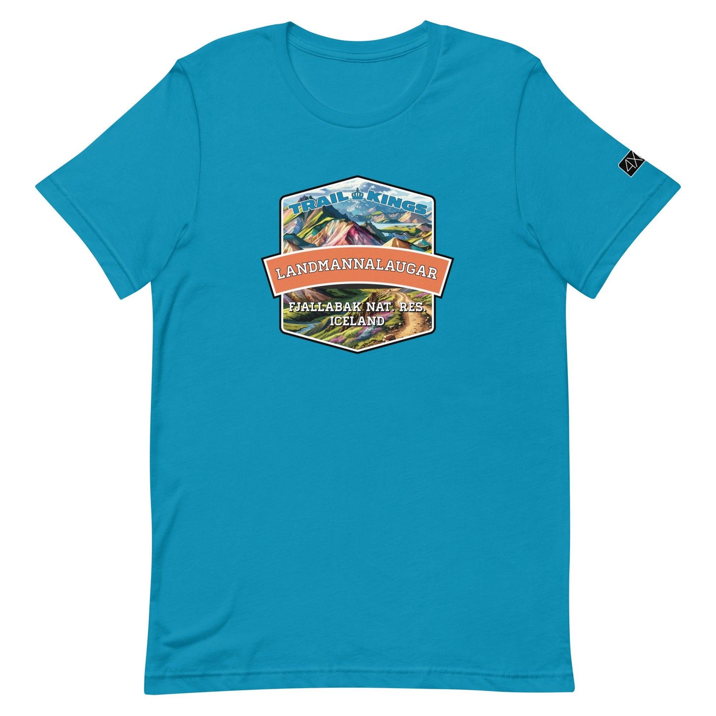 Trail Kings: Landmannalaugar - Unisex t-shirt in aqua