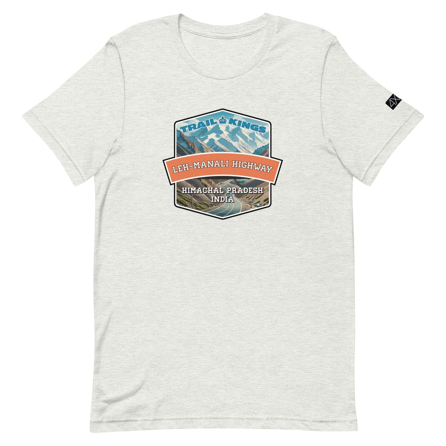 Trail Kings: Leh-Manali Highway - Unisex t-shirt in ash