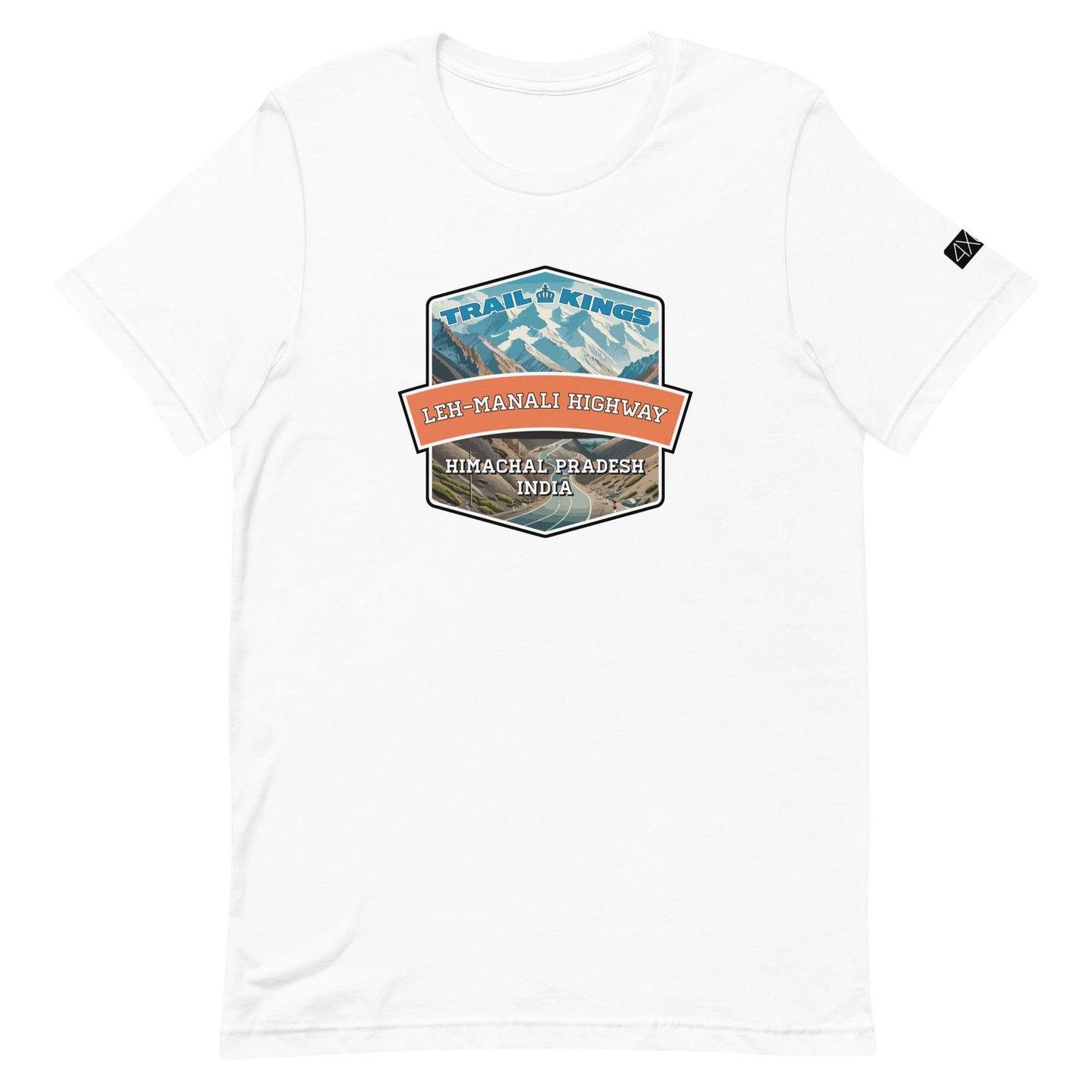 Trail Kings: Leh-Manali Highway - Unisex t-shirt in white