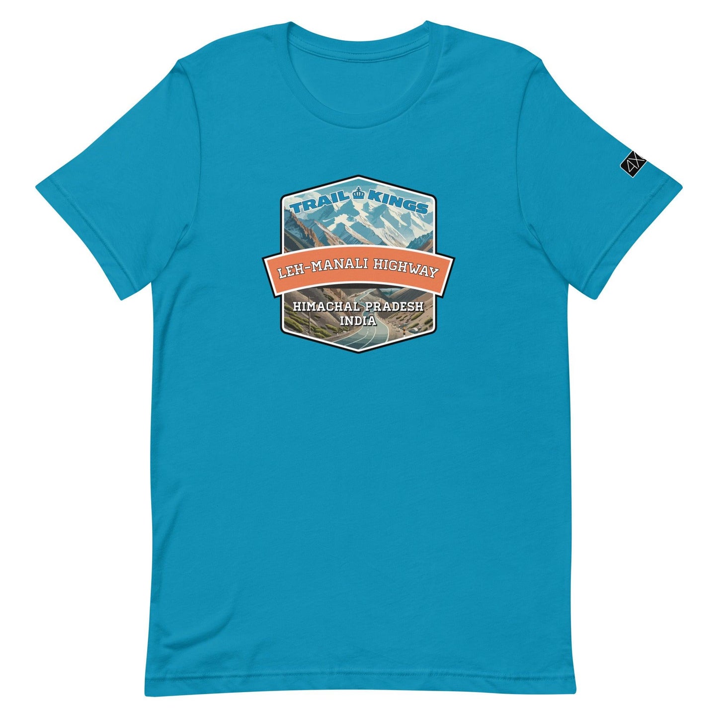 Trail Kings: Leh-Manali Highway - Unisex t-shirt in aqua