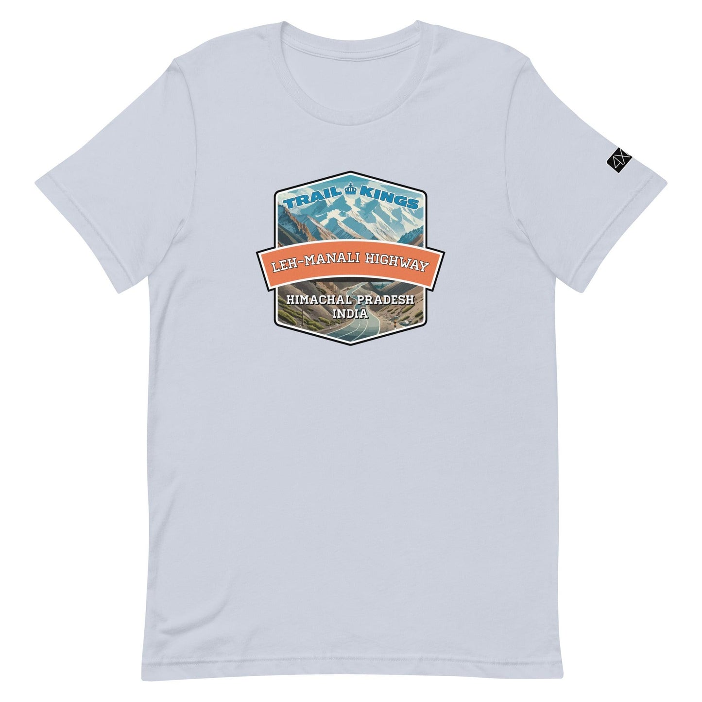 Trail Kings: Leh-Manali Highway - Unisex t-shirt in light blue