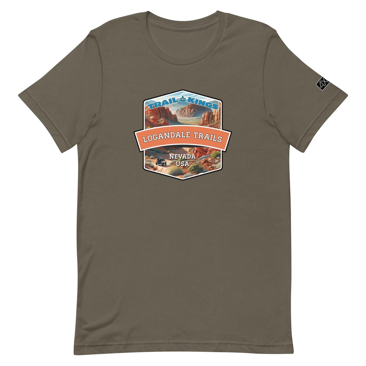 Trail Kings: Logandale Trails - Unisex t-shirt in army