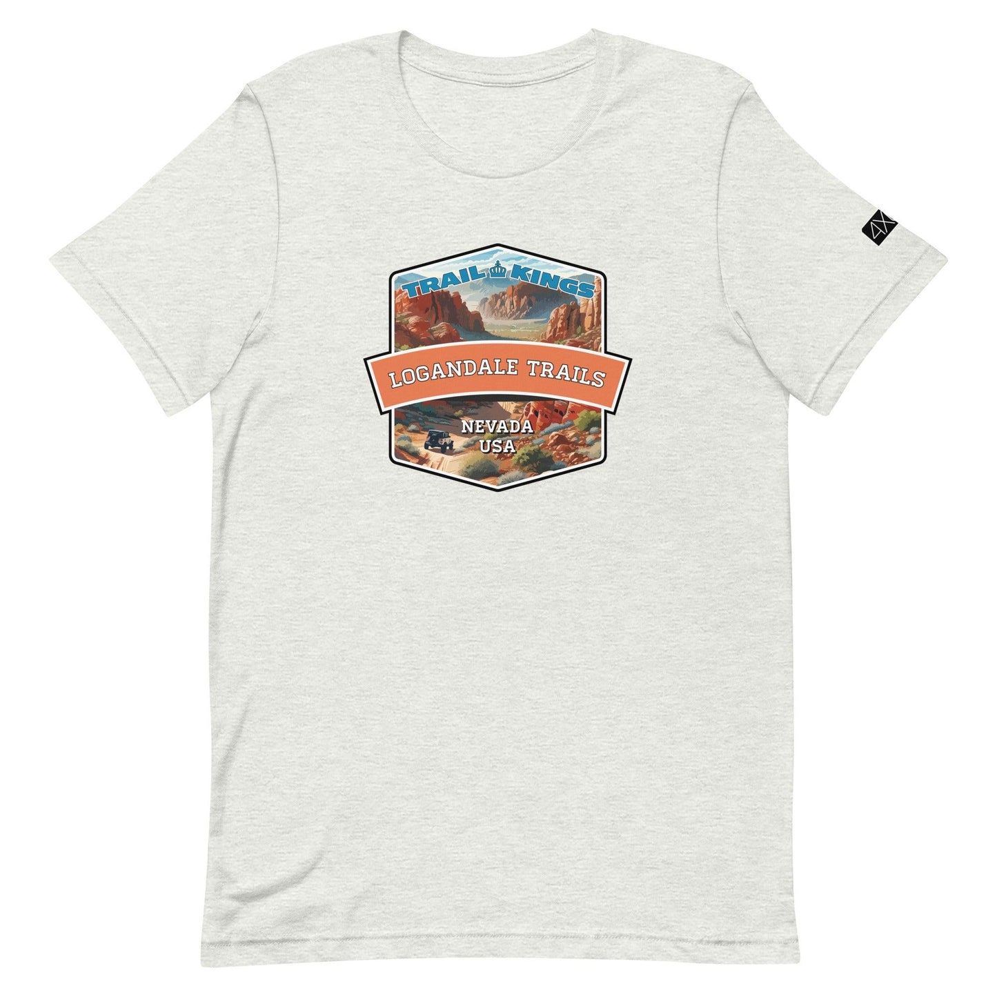 Trail Kings: Logandale Trails - Unisex t-shirt in ash