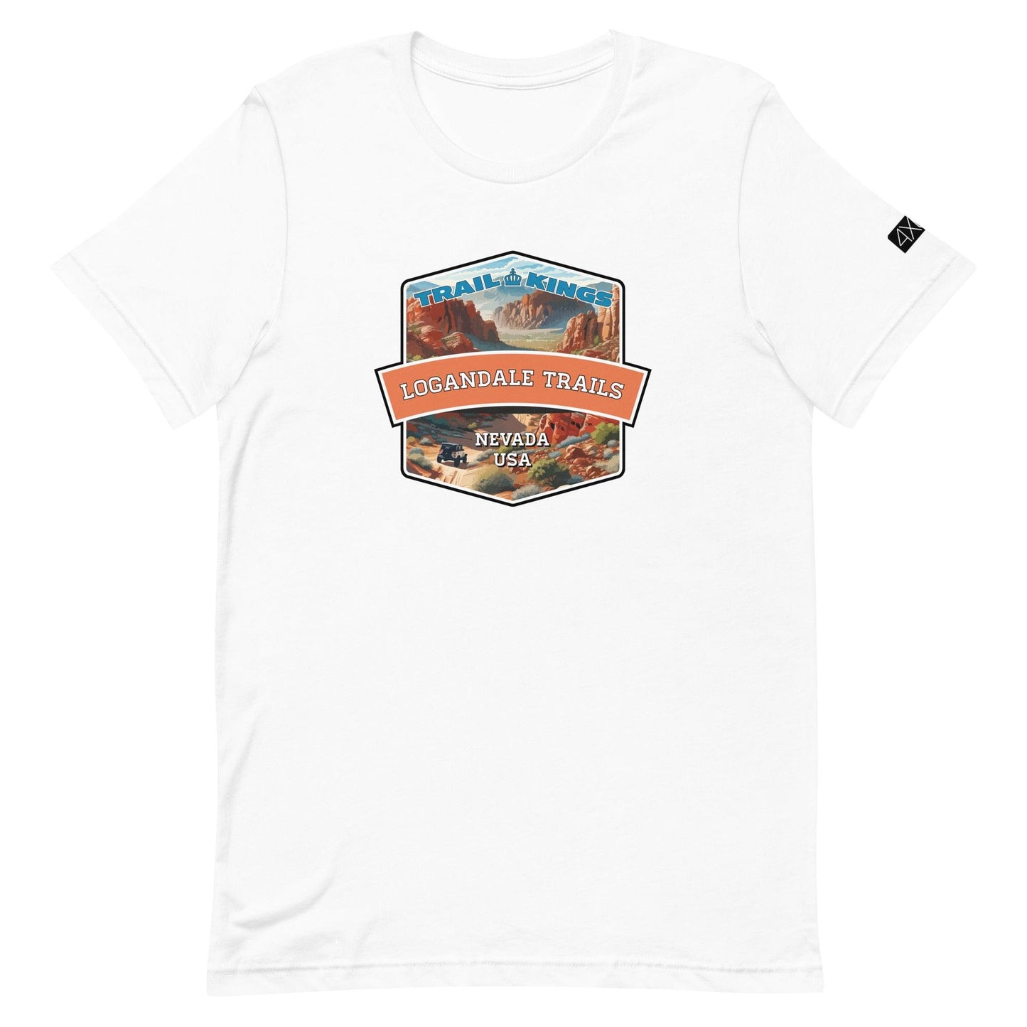 Trail Kings: Logandale Trails - Unisex t-shirt in white