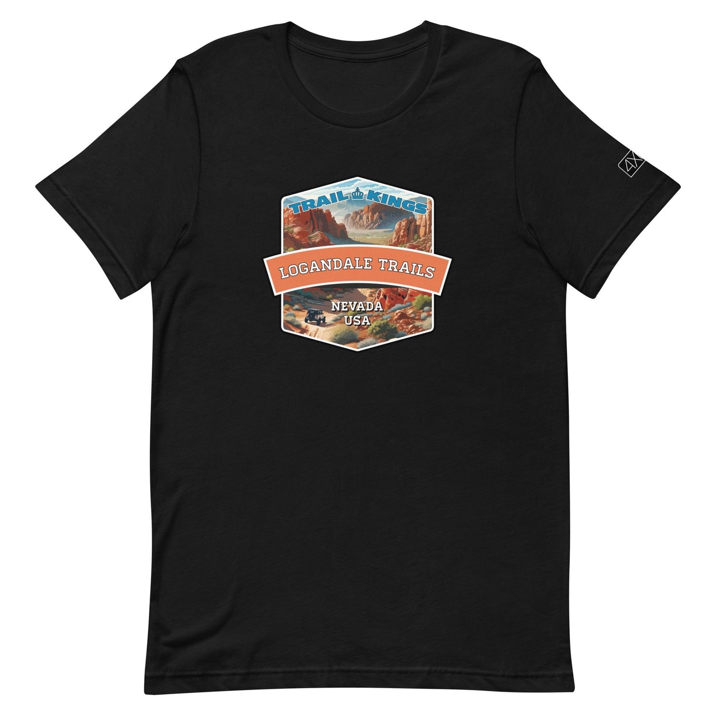 Trail Kings: Logandale Trails - Unisex t-shirt in black