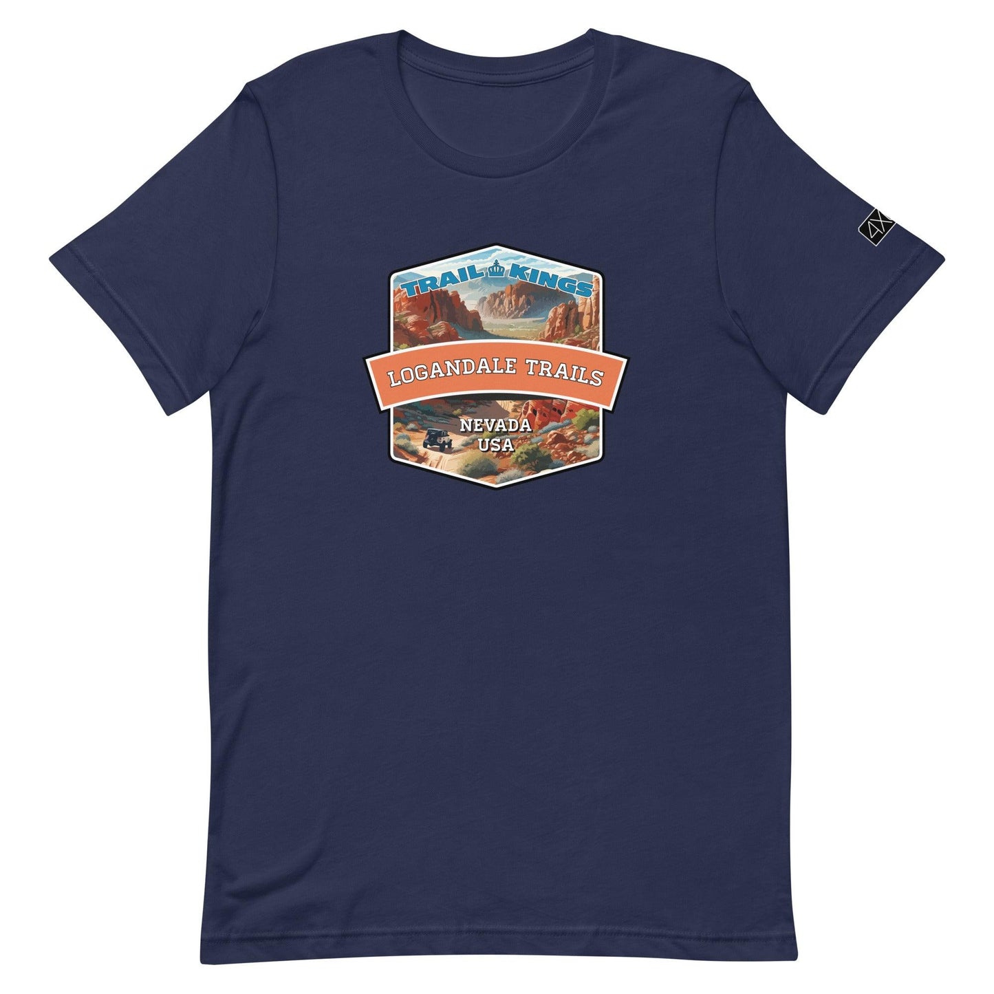 Trail Kings: Logandale Trails - Unisex t-shirt in navy