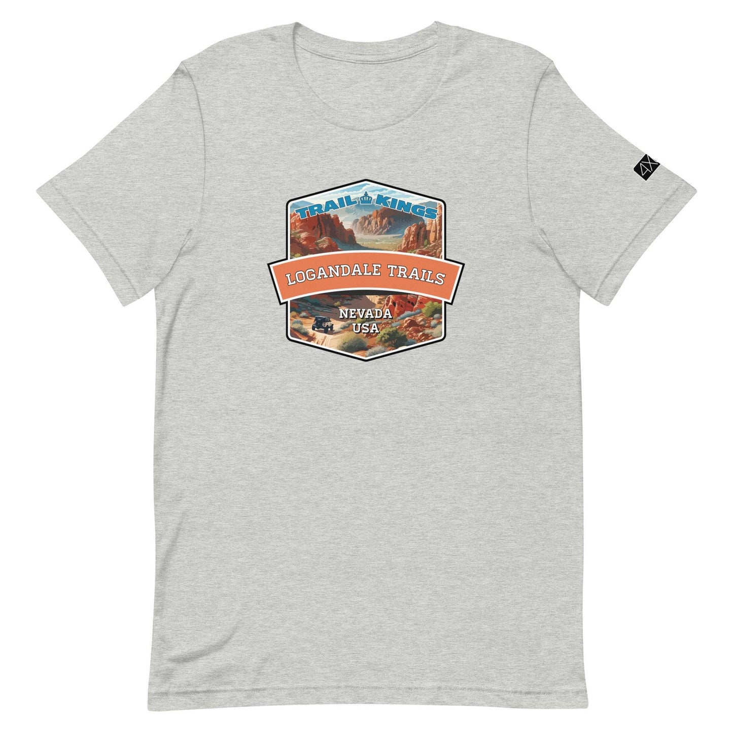 Trail Kings: Logandale Trails - Unisex t-shirt in athletic heather