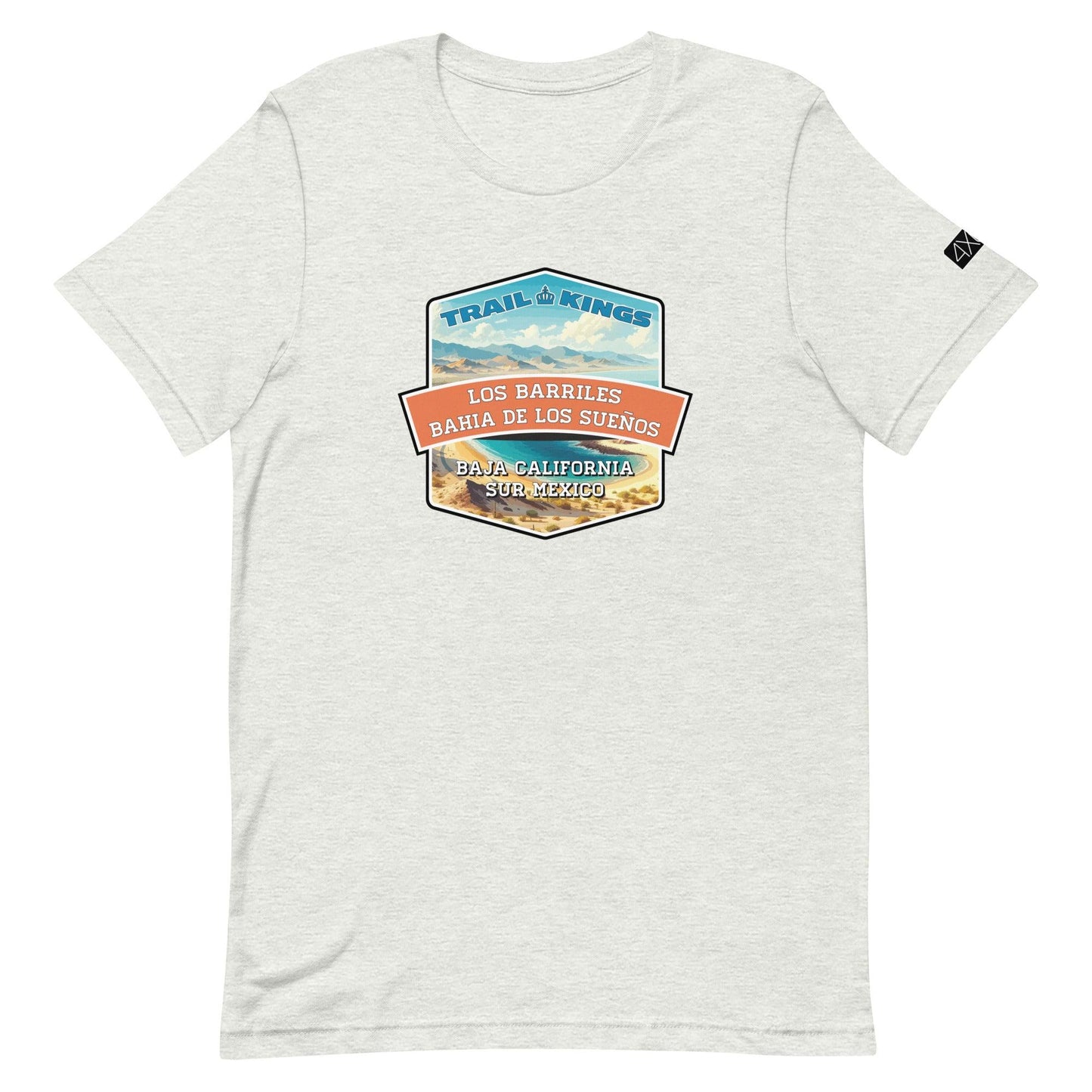 Trail Kings: Los Barriles - Bahia de los Sueños - Unisex t-shirt in ash