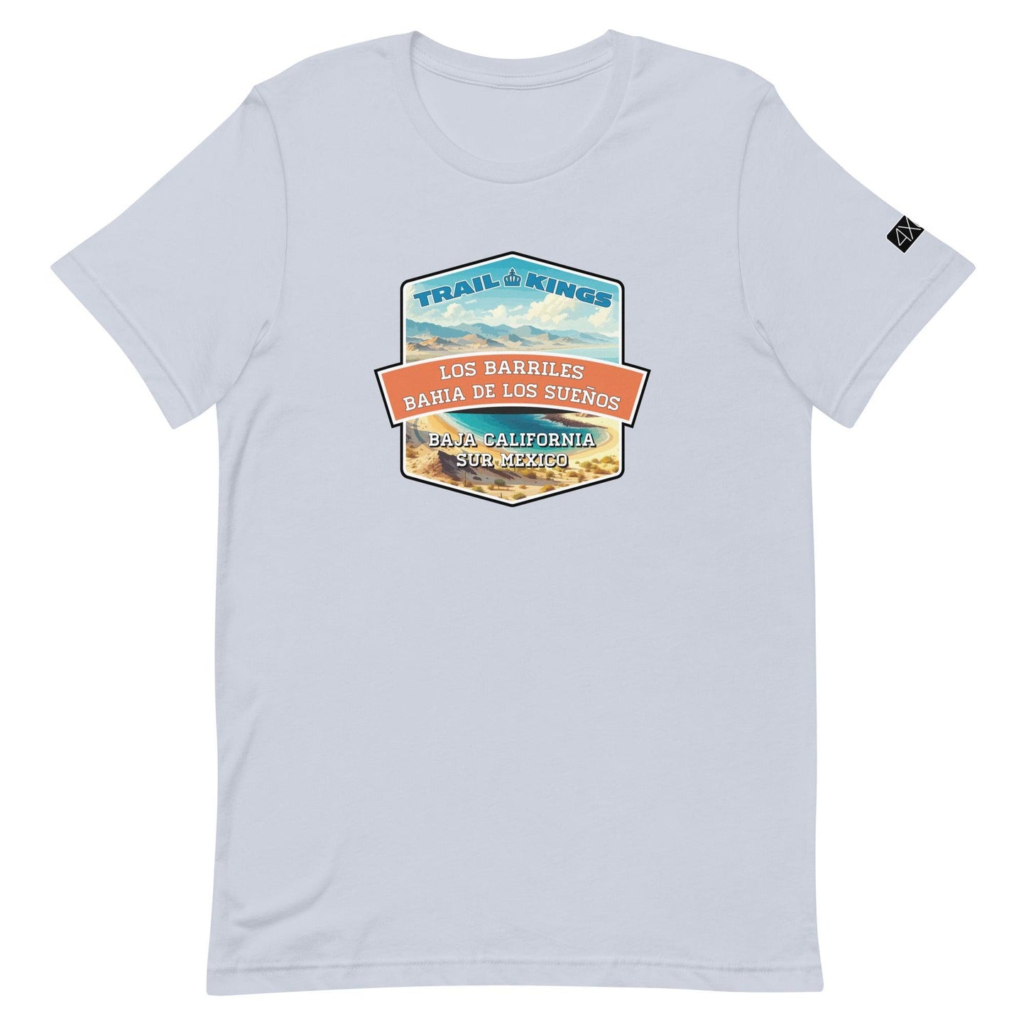 Trail Kings: Los Barriles - Bahia de los Sueños - Unisex t-shirt in light blue