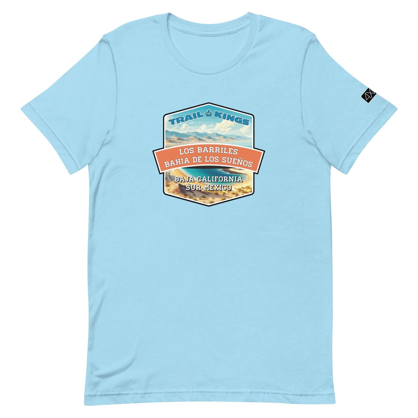 Trail Kings: Los Barriles - Bahia de los Sueños - Unisex t-shirt in ocean blue