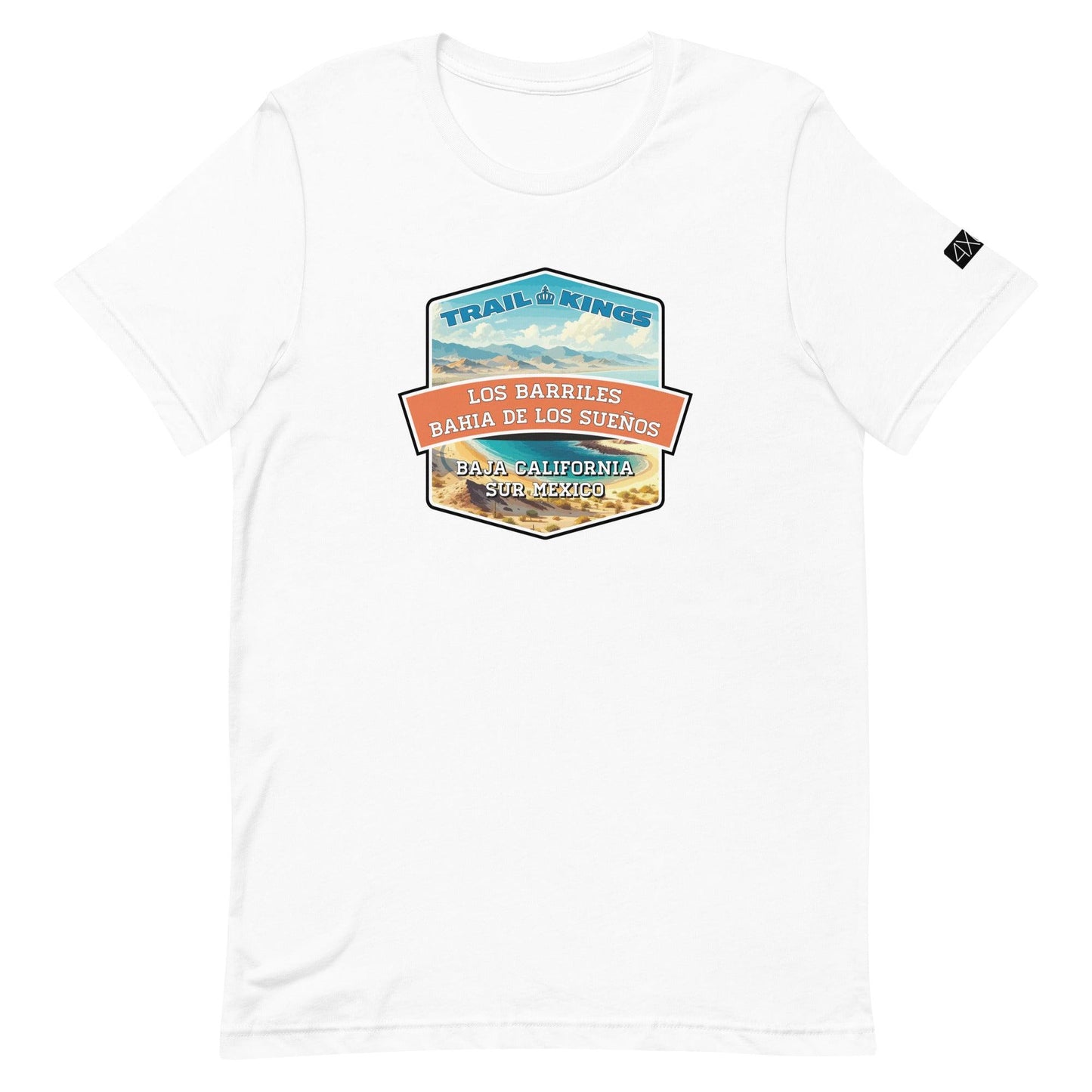 Trail Kings: Los Barriles - Bahia de los Sueños - Unisex t-shirt in white