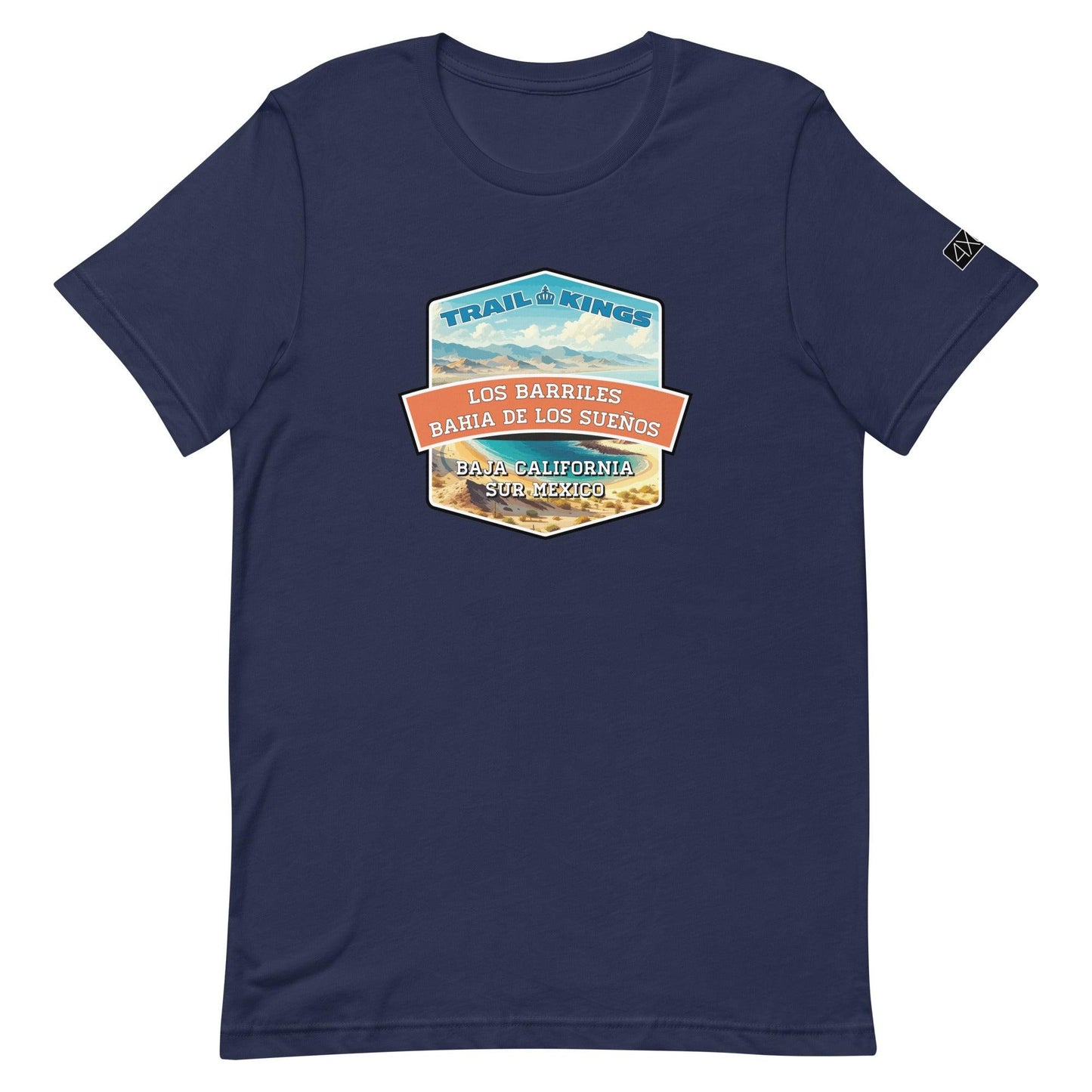 Trail Kings: Los Barriles - Bahia de los Sueños - Unisex t-shirt in navy