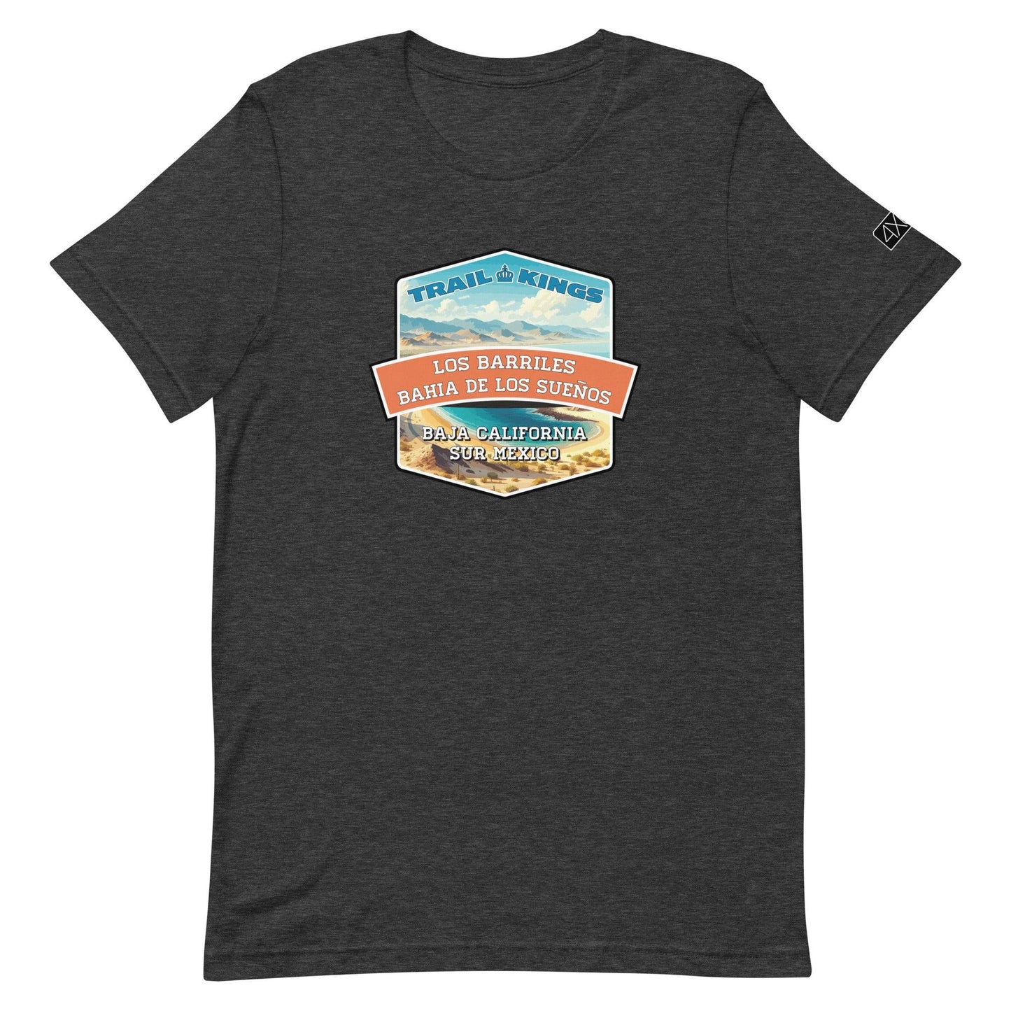 Trail Kings: Los Barriles - Bahia de los Sueños - Unisex t-shirt in dark grey heather