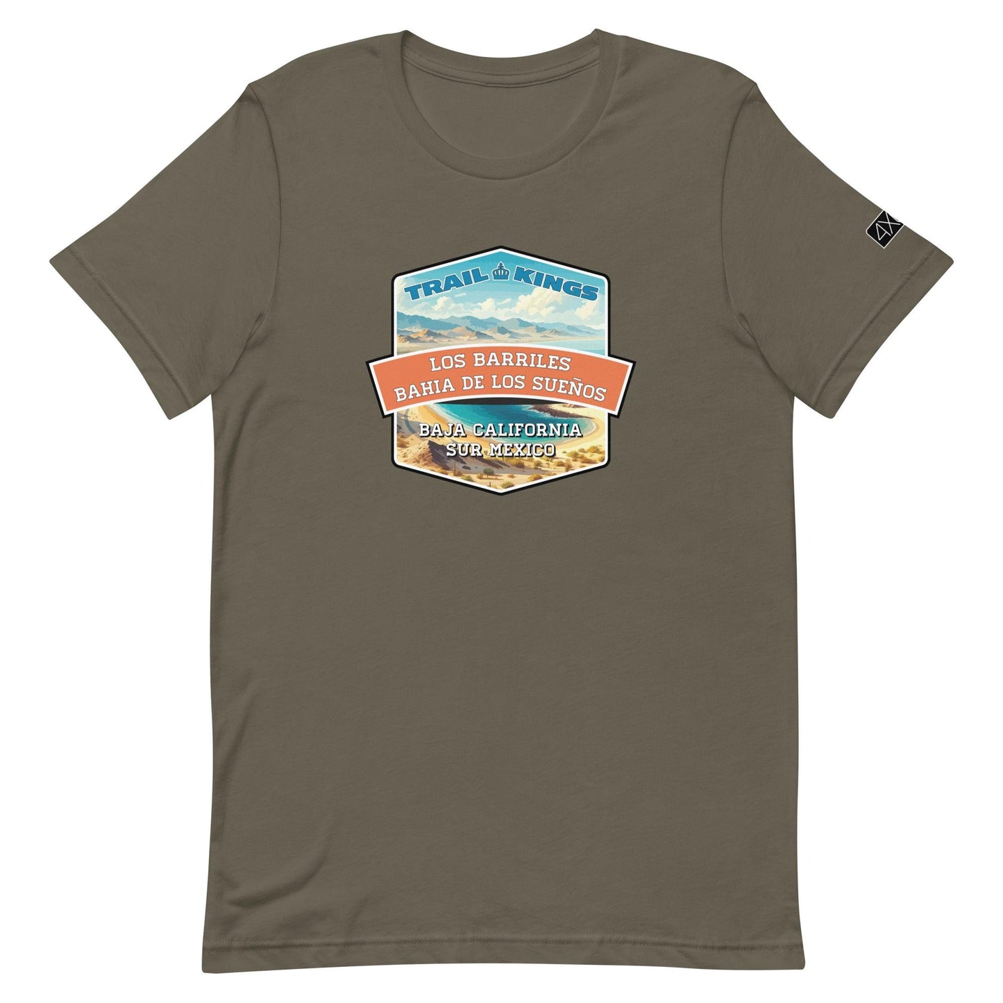 Trail Kings: Los Barriles - Bahia de los Sueños - Unisex t-shirt in army