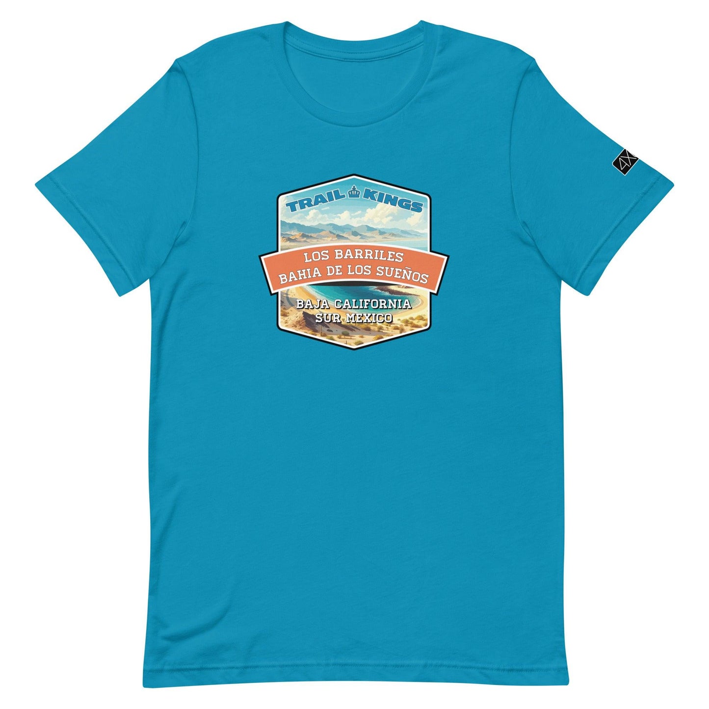 Trail Kings: Los Barriles - Bahia de los Sueños - Unisex t-shirt in aqua