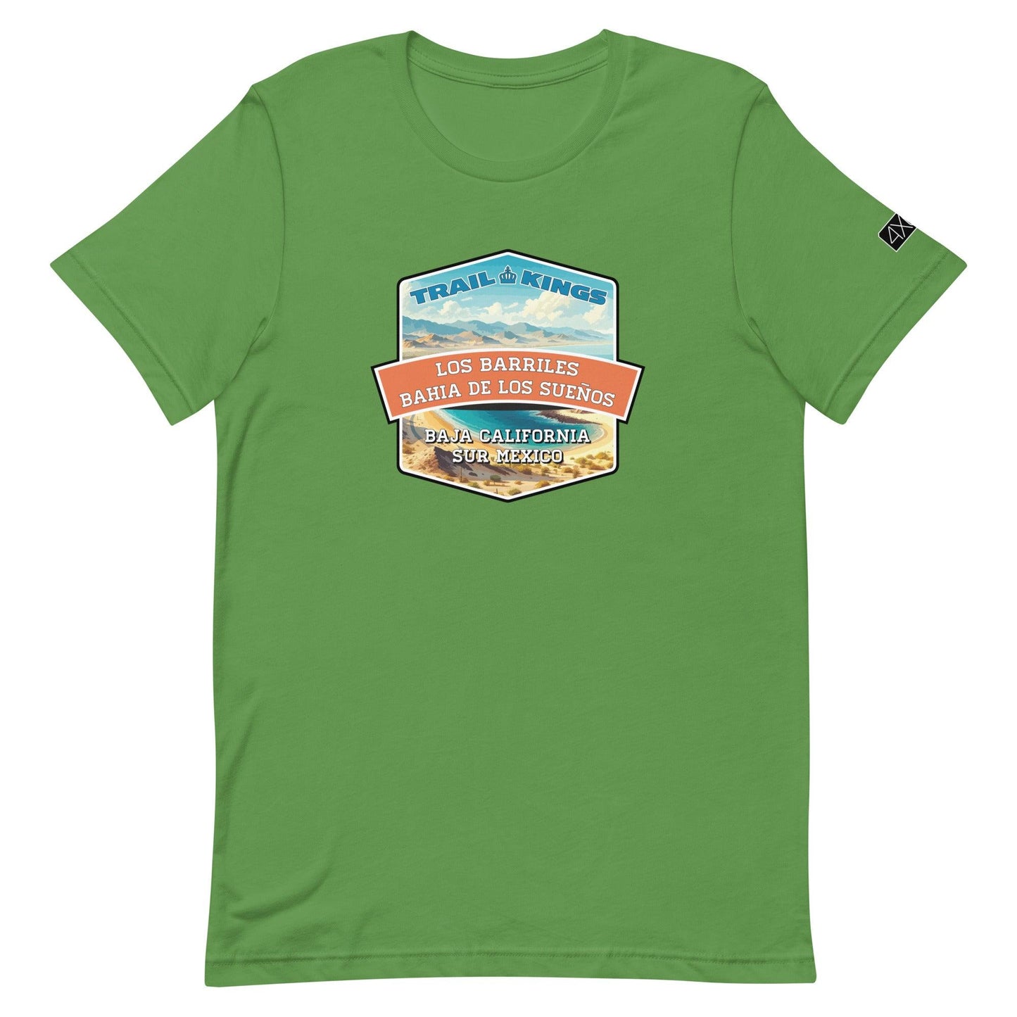 Trail Kings: Los Barriles - Bahia de los Sueños - Unisex t-shirt in leaf