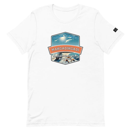 Trail Kings: Makgadikgadi - Unisex t-shirt in white