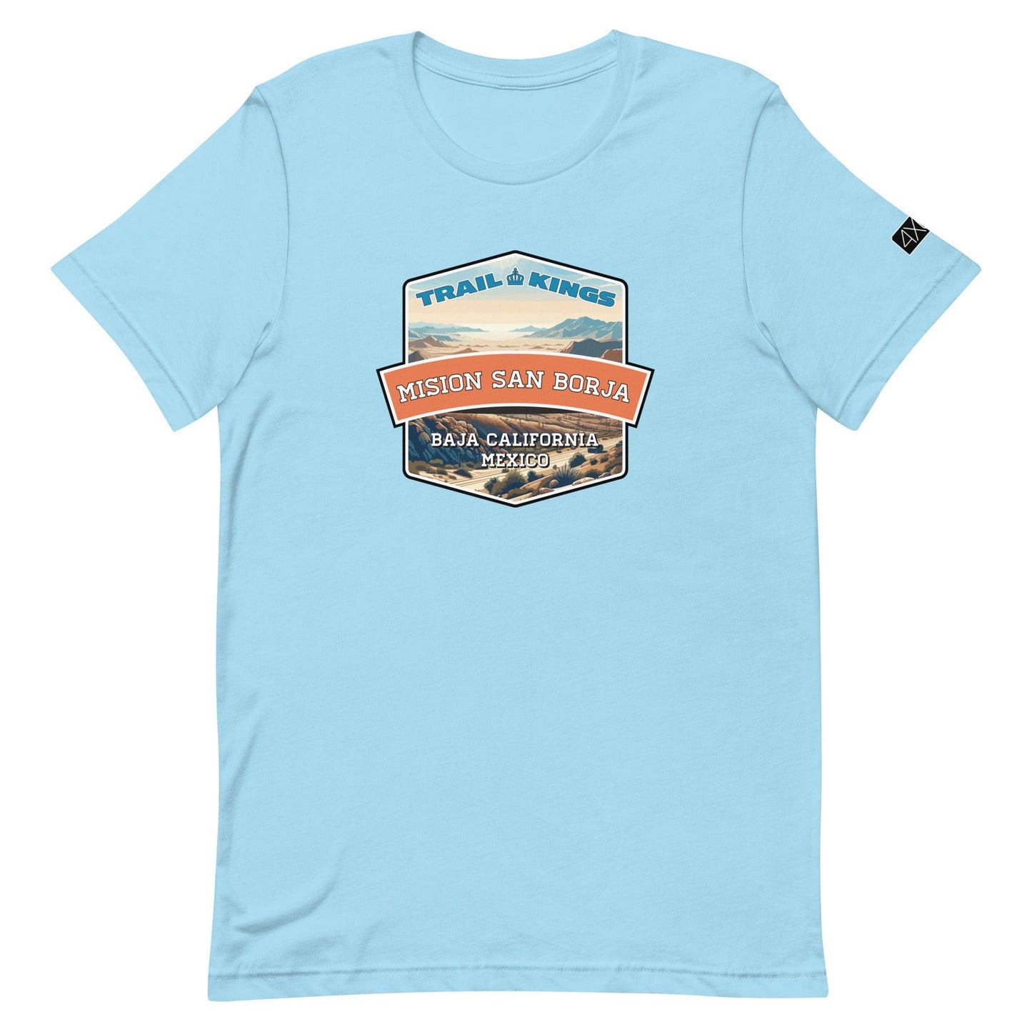 Trail Kings: Misión San Borja - Unisex t-shirt in ocean blue