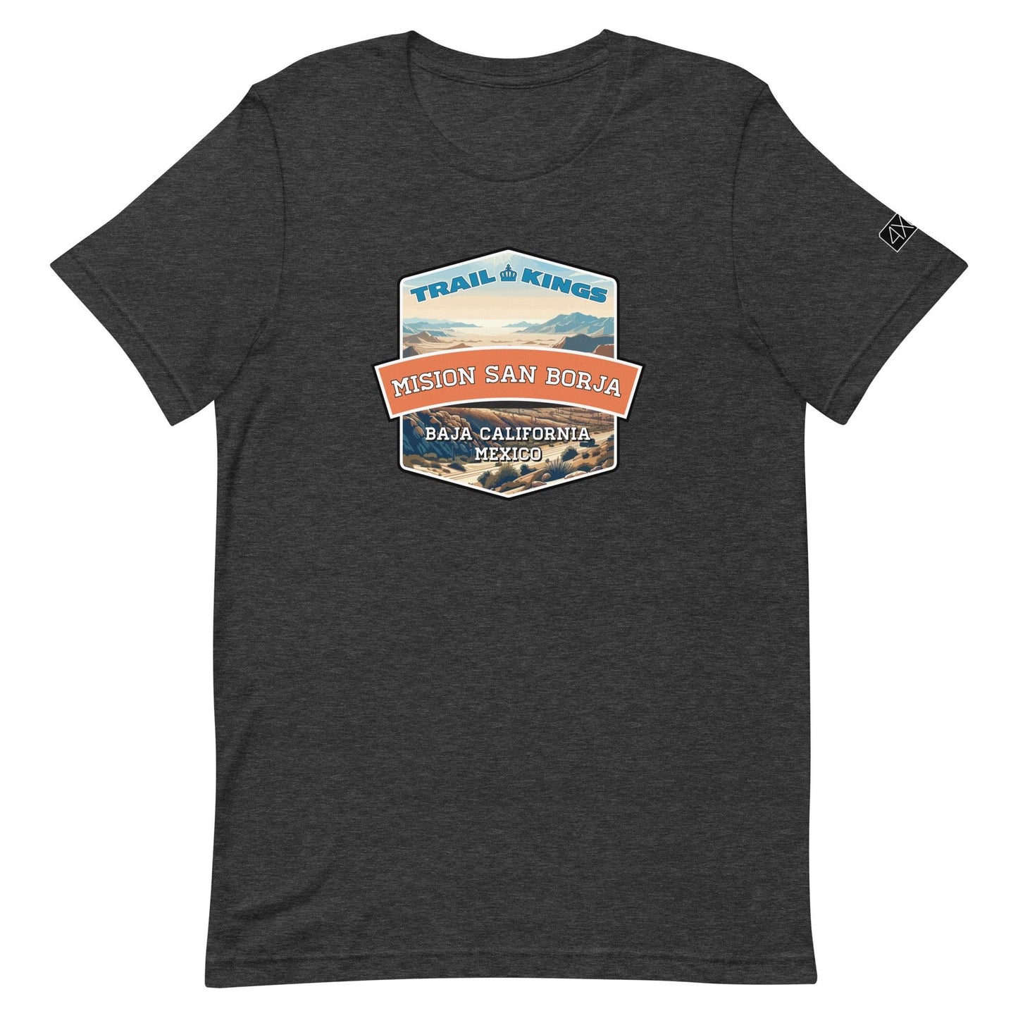 Trail Kings: Misión San Borja - Unisex t-shirt in dark grey heather