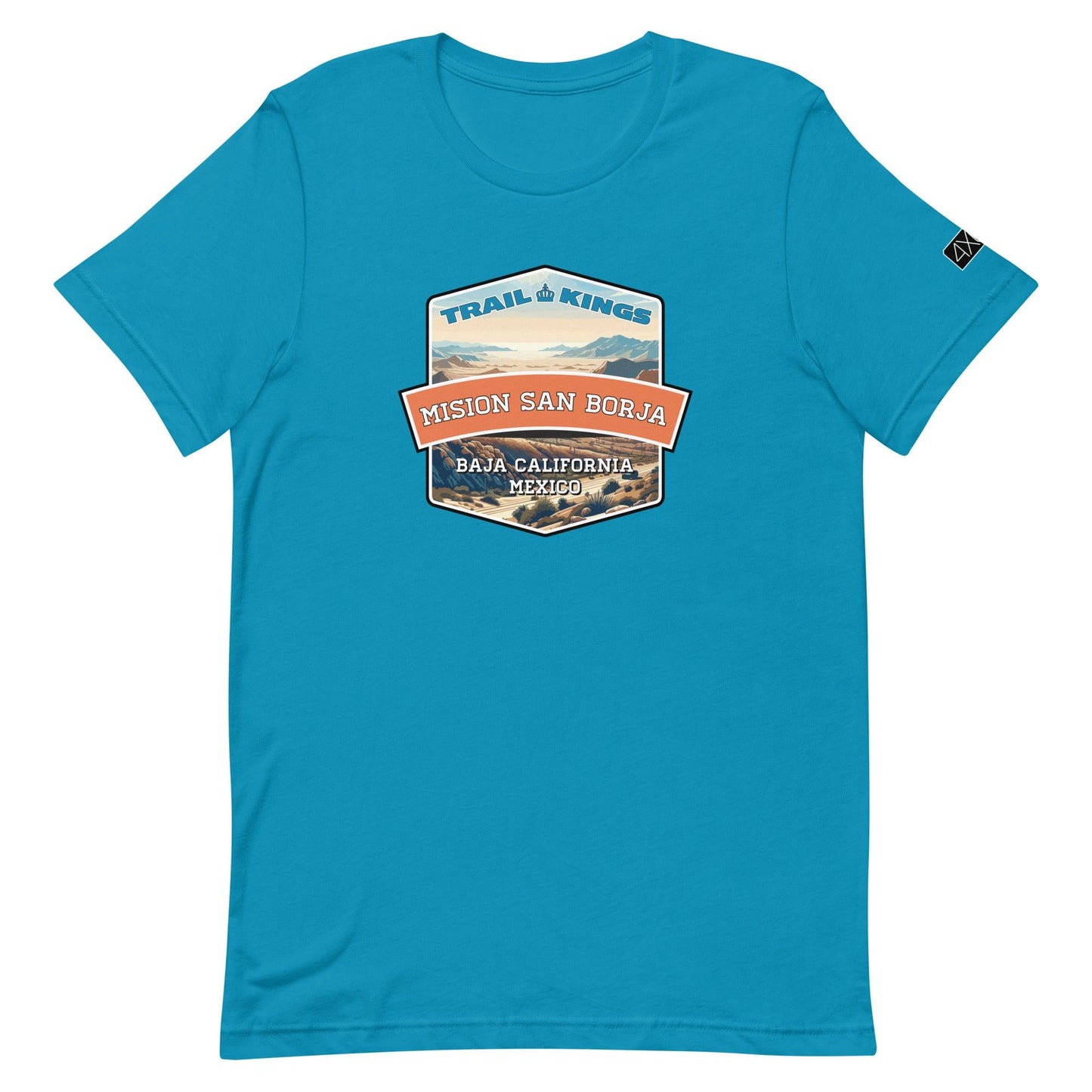 Trail Kings: Misión San Borja - Unisex t-shirt in aqua