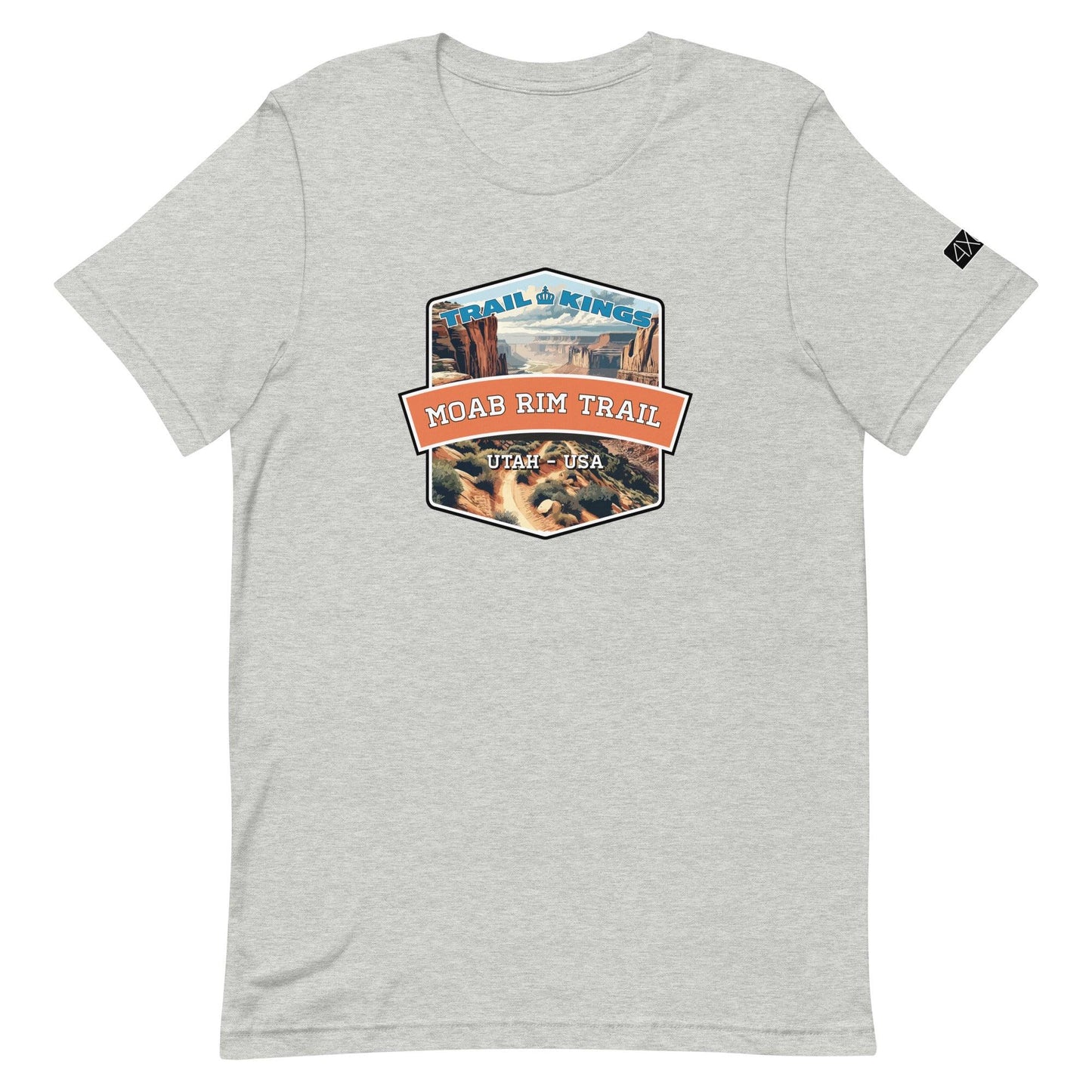 Trail Kings: Moab Rim Trail - Unisex t-shirt in athletic heather