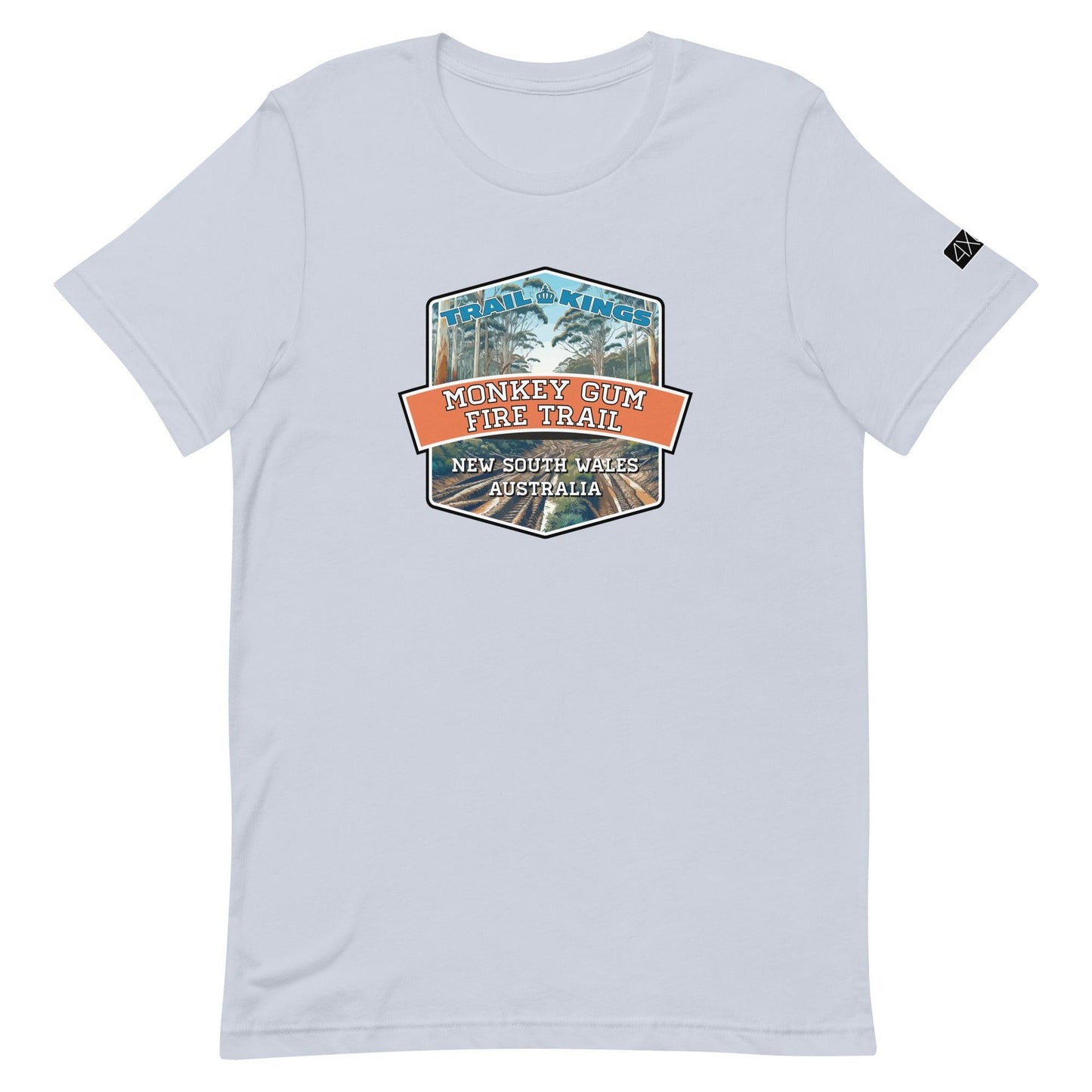 Trail Kings: Monkey Gum Fire Trail - Unisex t-shirt in light blue