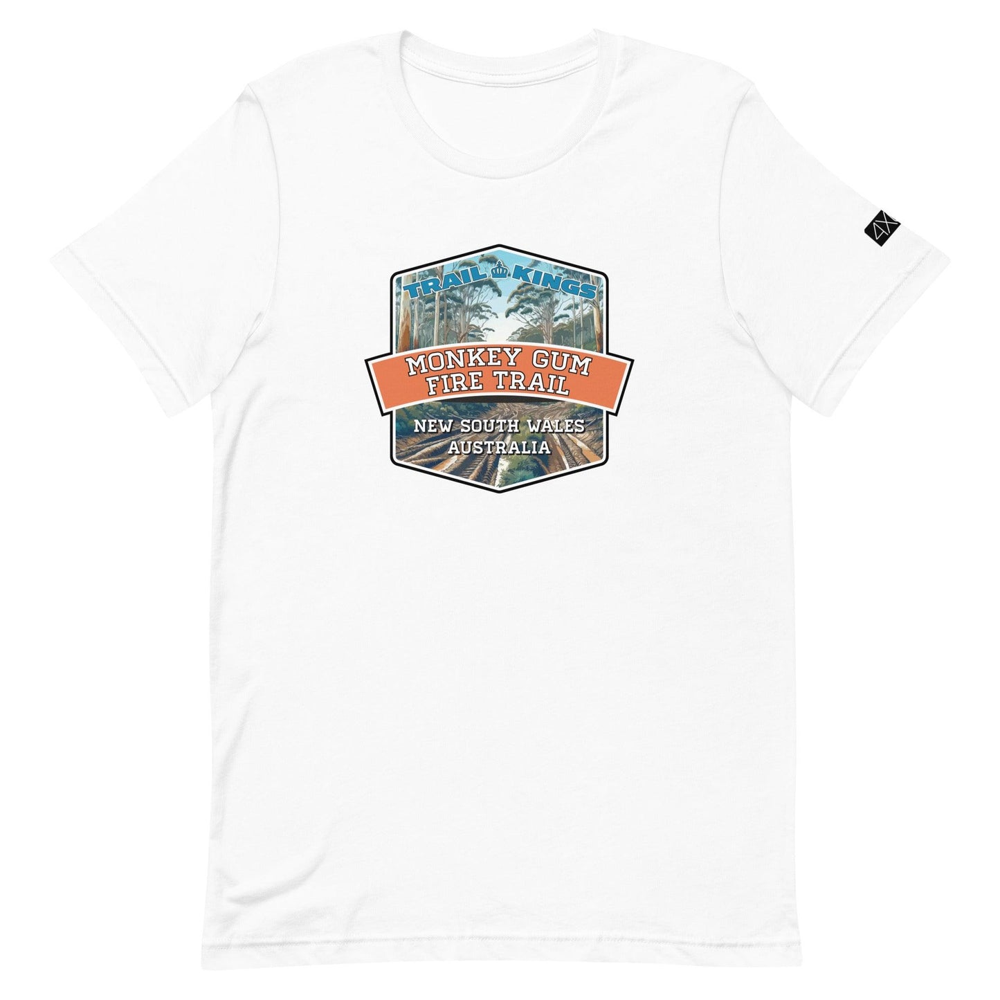 Trail Kings: Monkey Gum Fire Trail - Unisex t-shirt in white