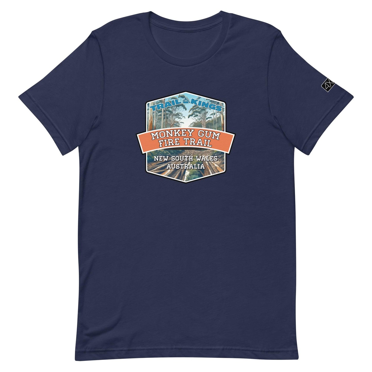 Trail Kings: Monkey Gum Fire Trail - Unisex t-shirt in navy