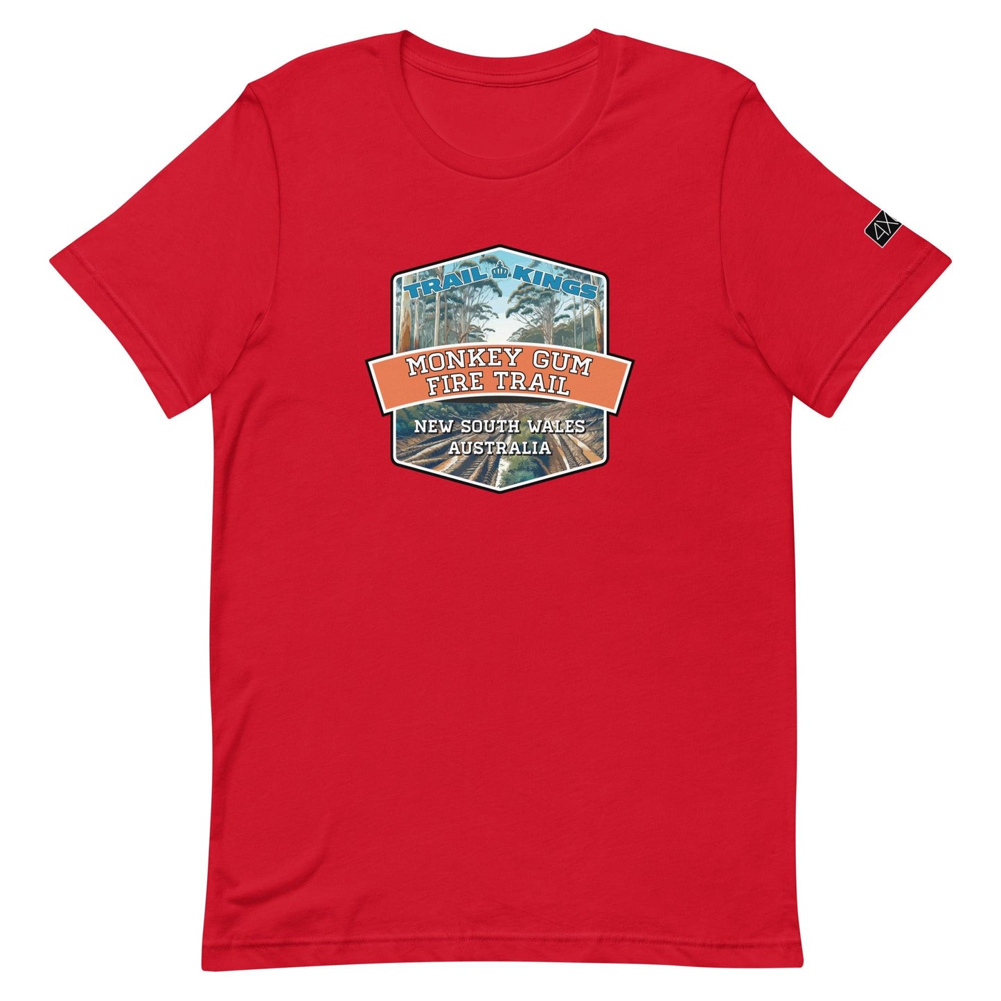 Trail Kings: Monkey Gum Fire Trail - Unisex t-shirt in red