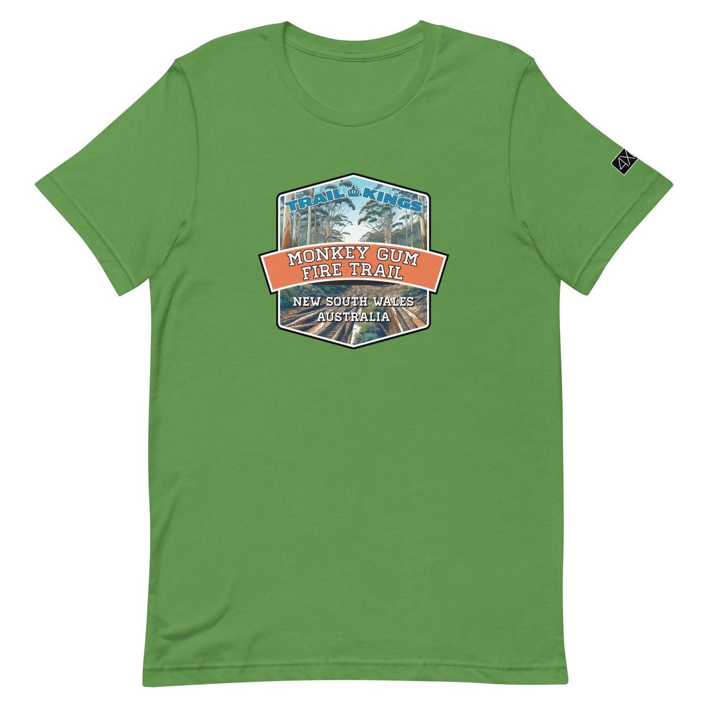 Trail Kings: Monkey Gum Fire Trail - Unisex t-shirt in leaf