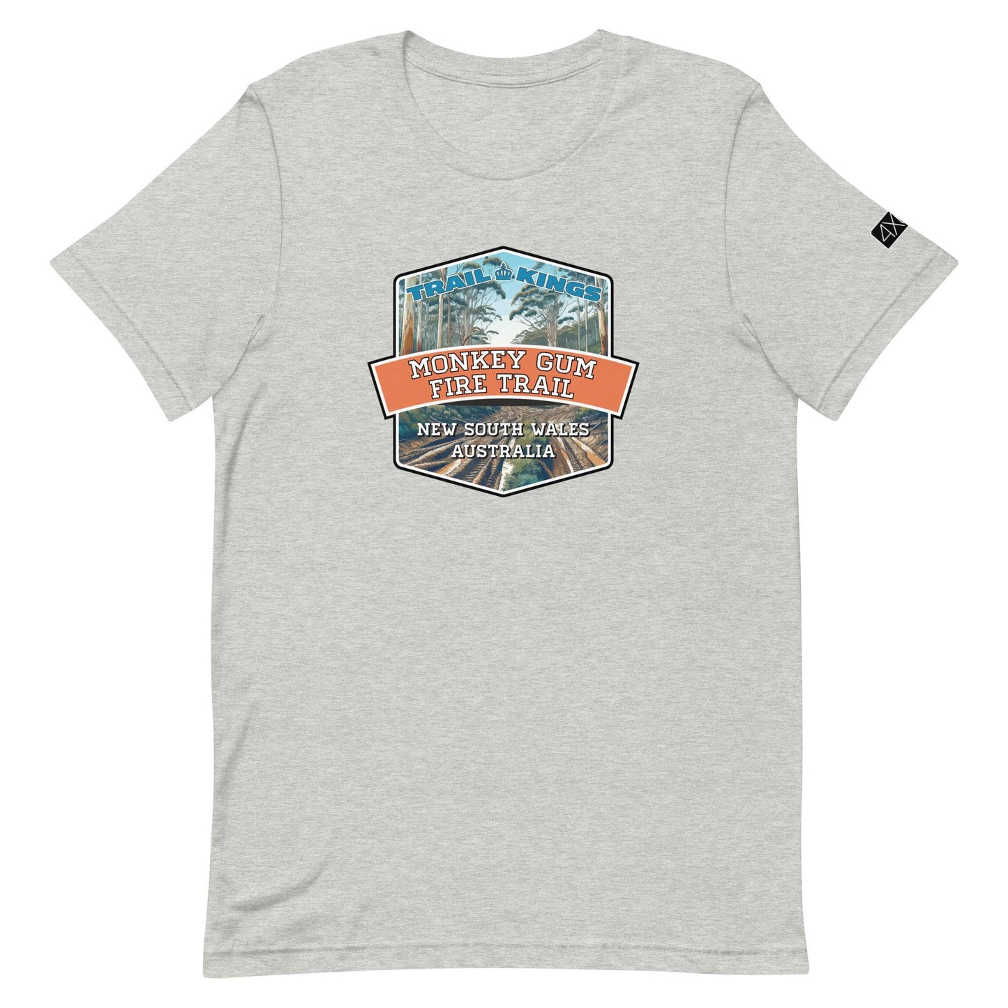 Trail Kings: Monkey Gum Fire Trail - Unisex t-shirt in athletic heather