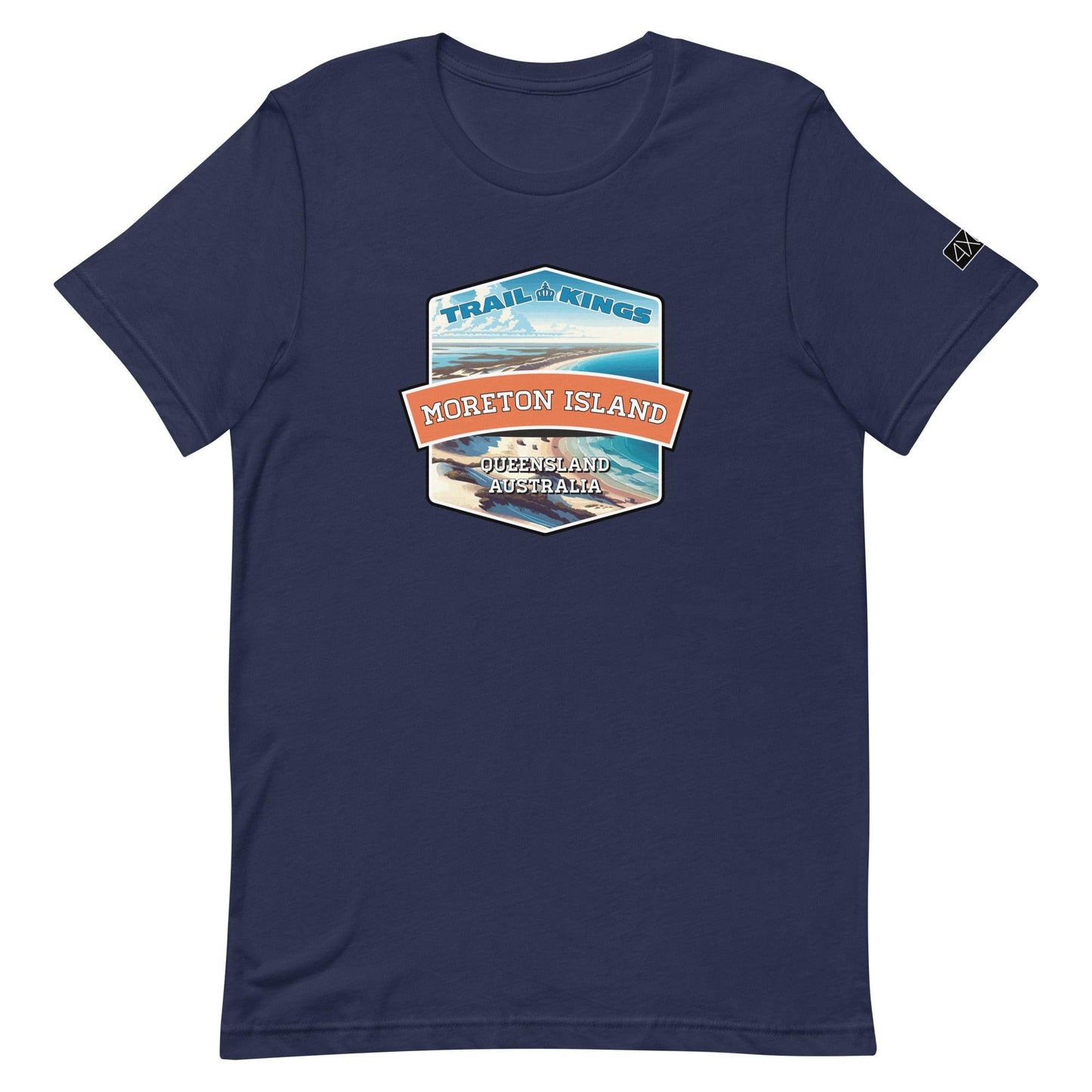 Trail Kings: Moreton Island - Unisex t-shirt in navy