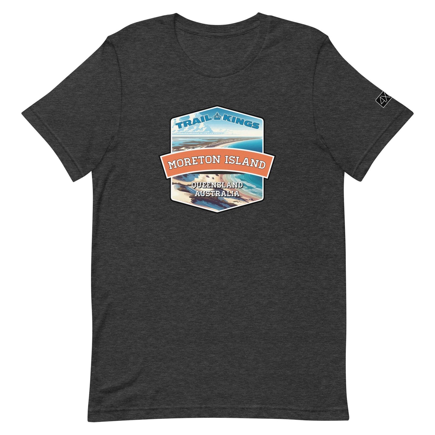 Trail Kings: Moreton Island - Unisex t-shirt in dark grey heather