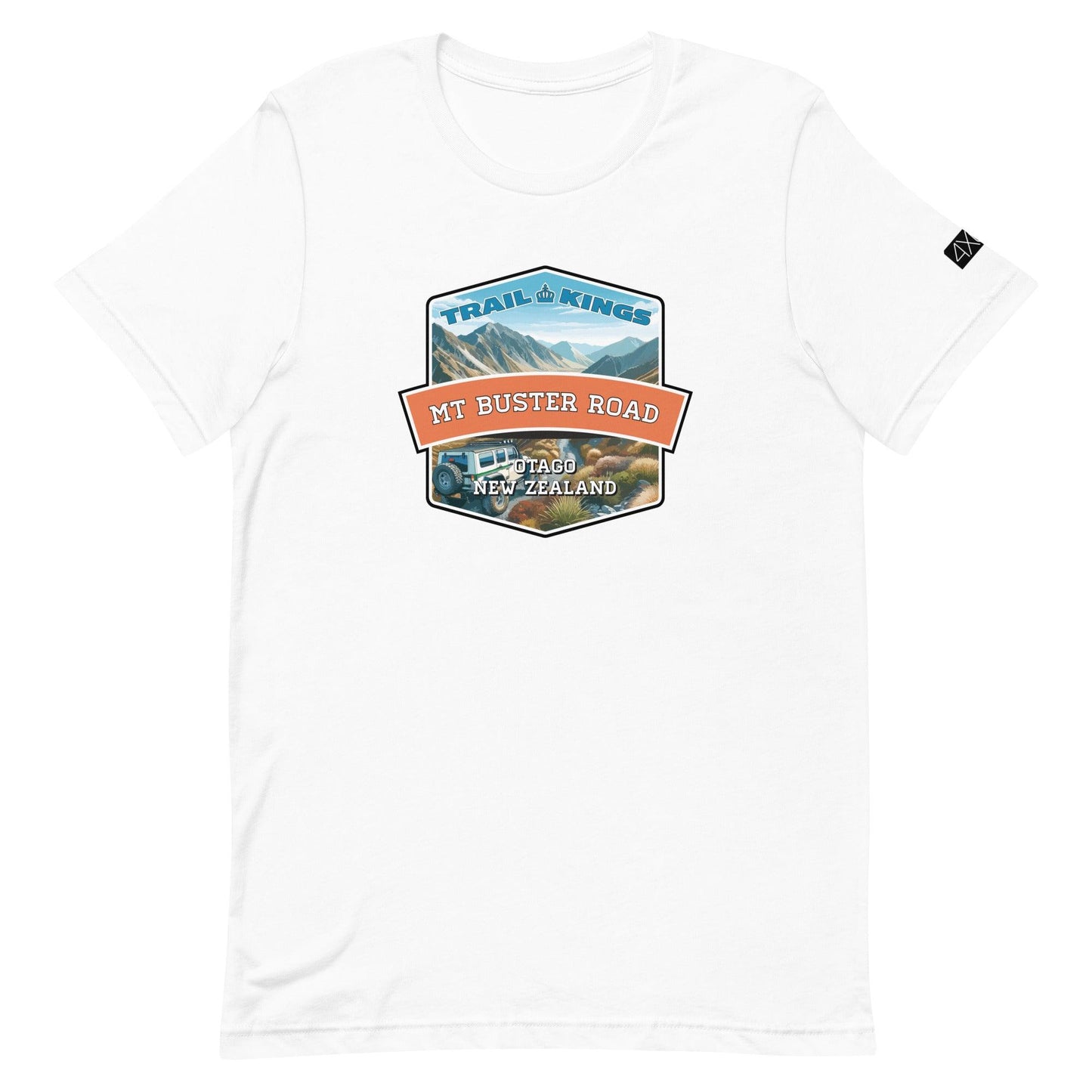 Trail Kings: Mt Buster Road - Unisex t-shirt in white