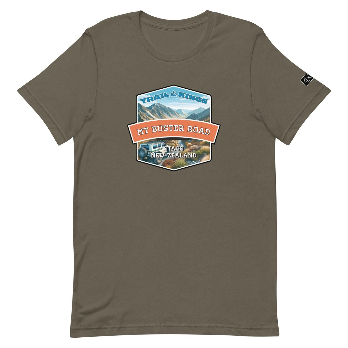 Trail Kings: Mt Buster Road - Unisex t-shirt in army