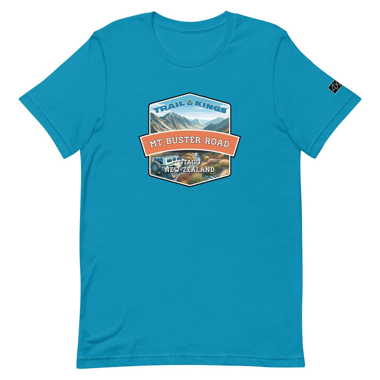 Trail Kings: Mt Buster Road - Unisex t-shirt in aqua