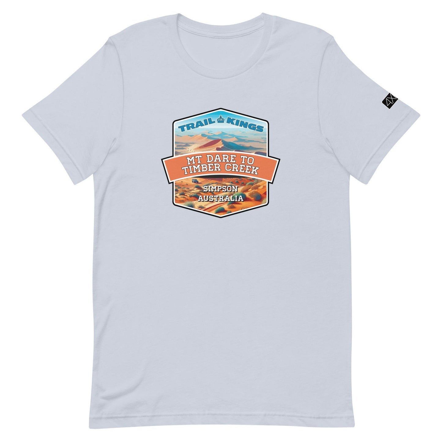 Trail Kings: Mt Dare to Timber Creek - Unisex t-shirt in light blue