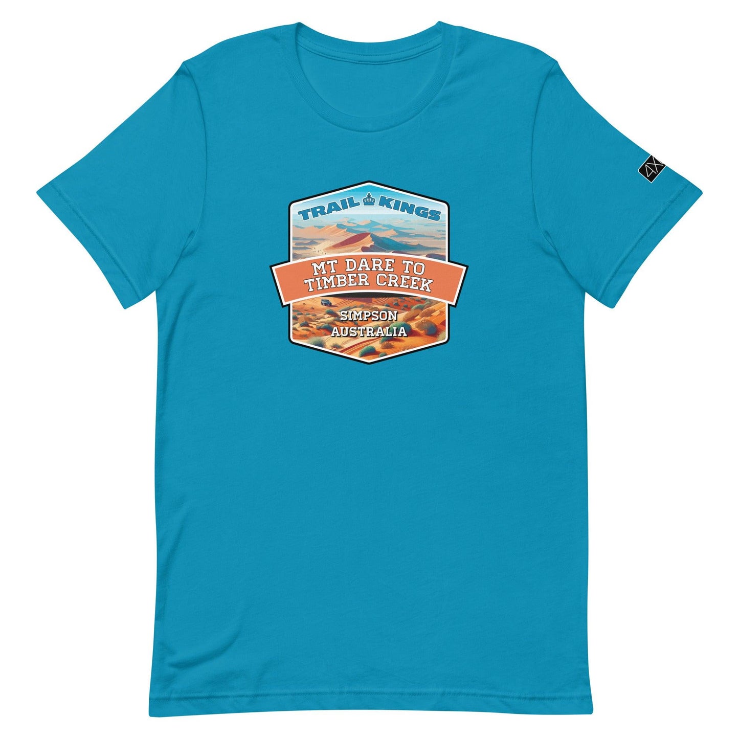 Trail Kings: Mt Dare to Timber Creek - Unisex t-shirt in aqua