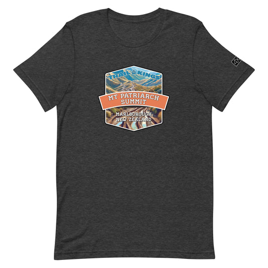 Trail Kings: Mt Patriarch Summit - Unisex t-shirt in dark grey heather