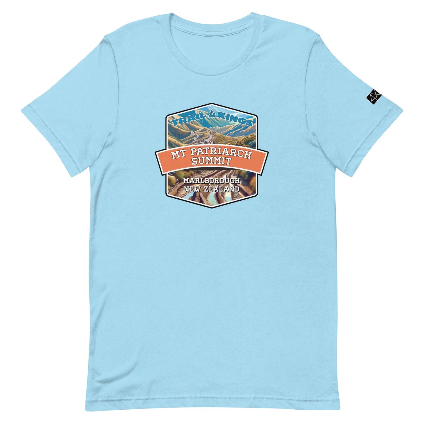 Trail Kings: Mt Patriarch Summit - Unisex t-shirt in ocean blue