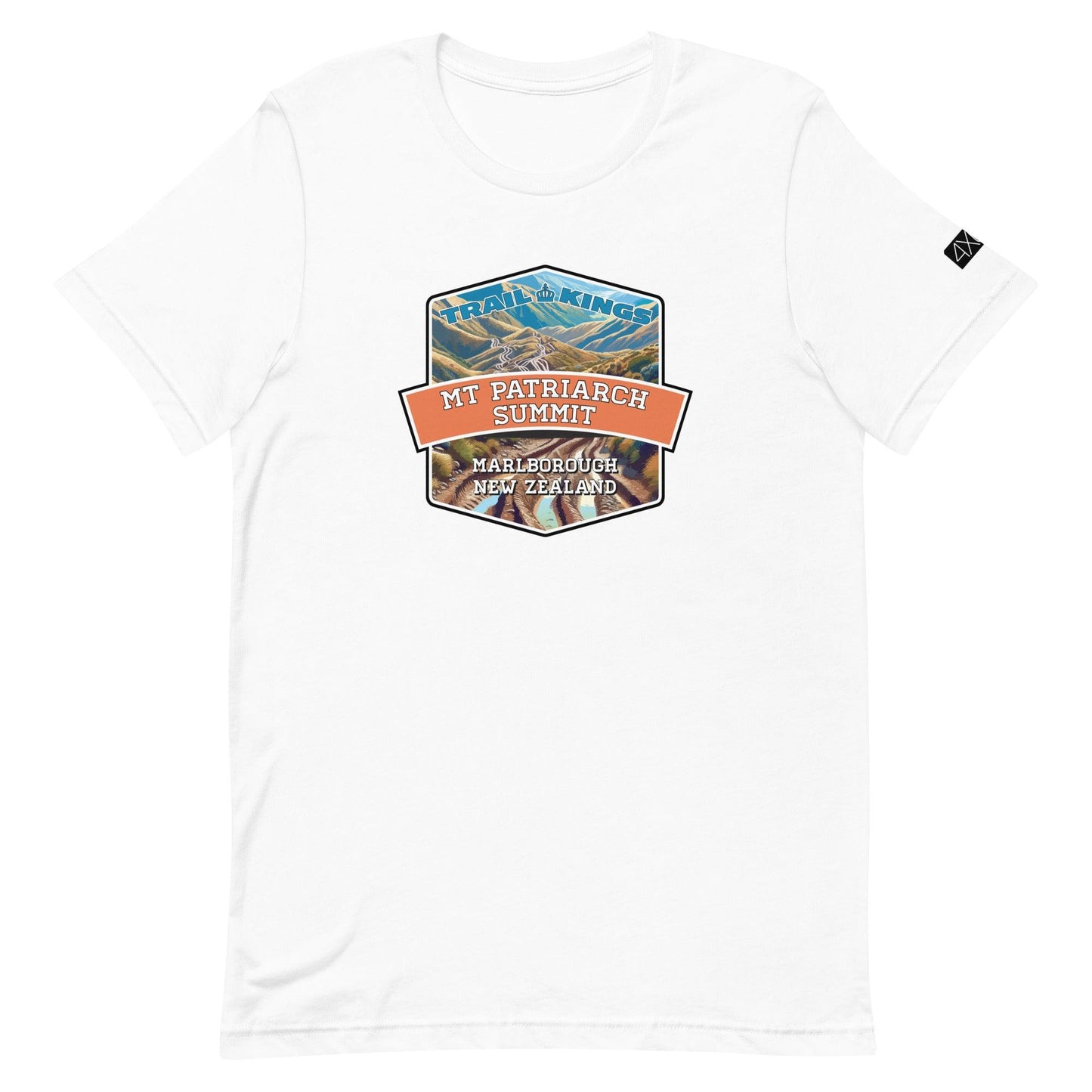 Trail Kings: Mt Patriarch Summit - Unisex t-shirt in white